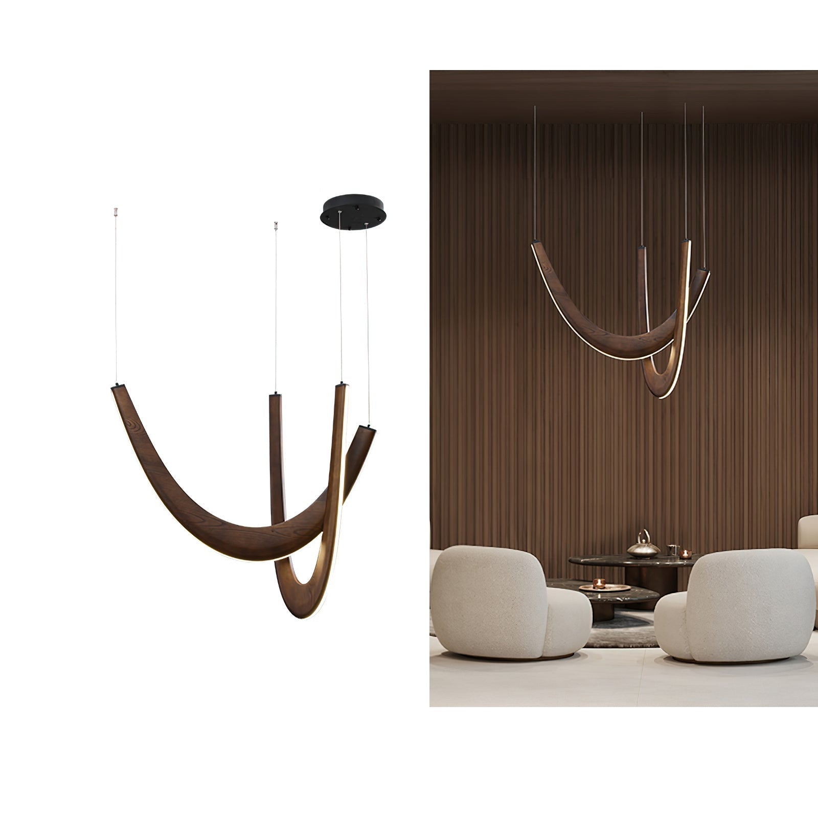 Lumora Wooden Pendant Lamp - Letslighting