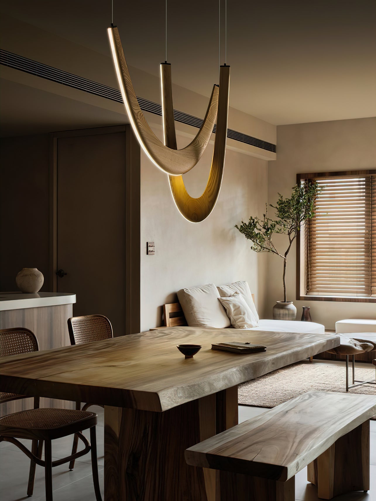 Lumora Wooden Pendant Lamp - Letslighting