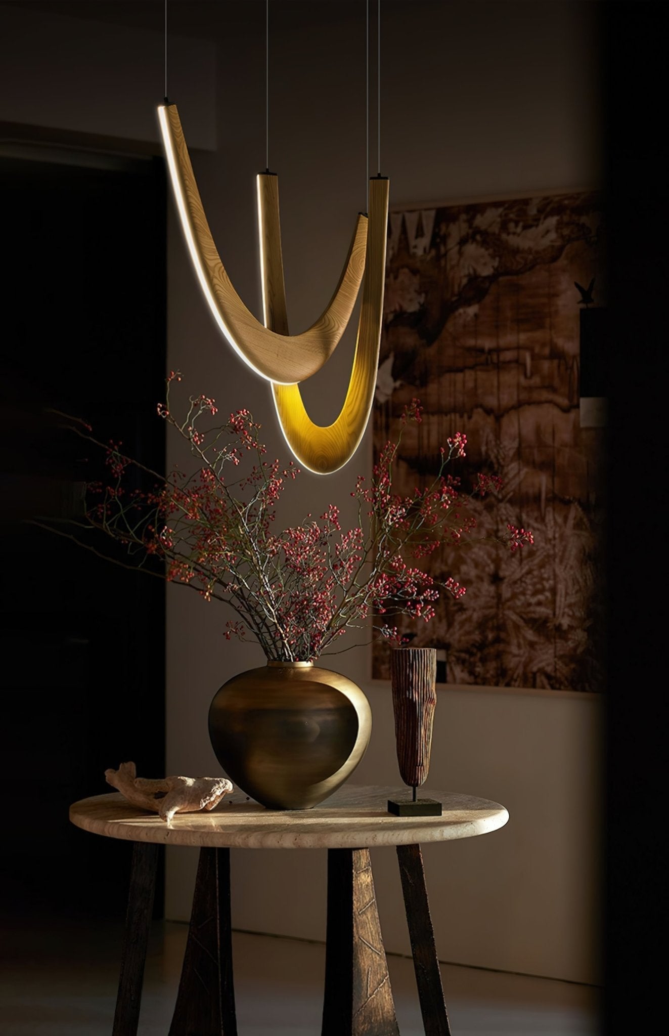 Lumora Wooden Pendant Lamp - Letslighting