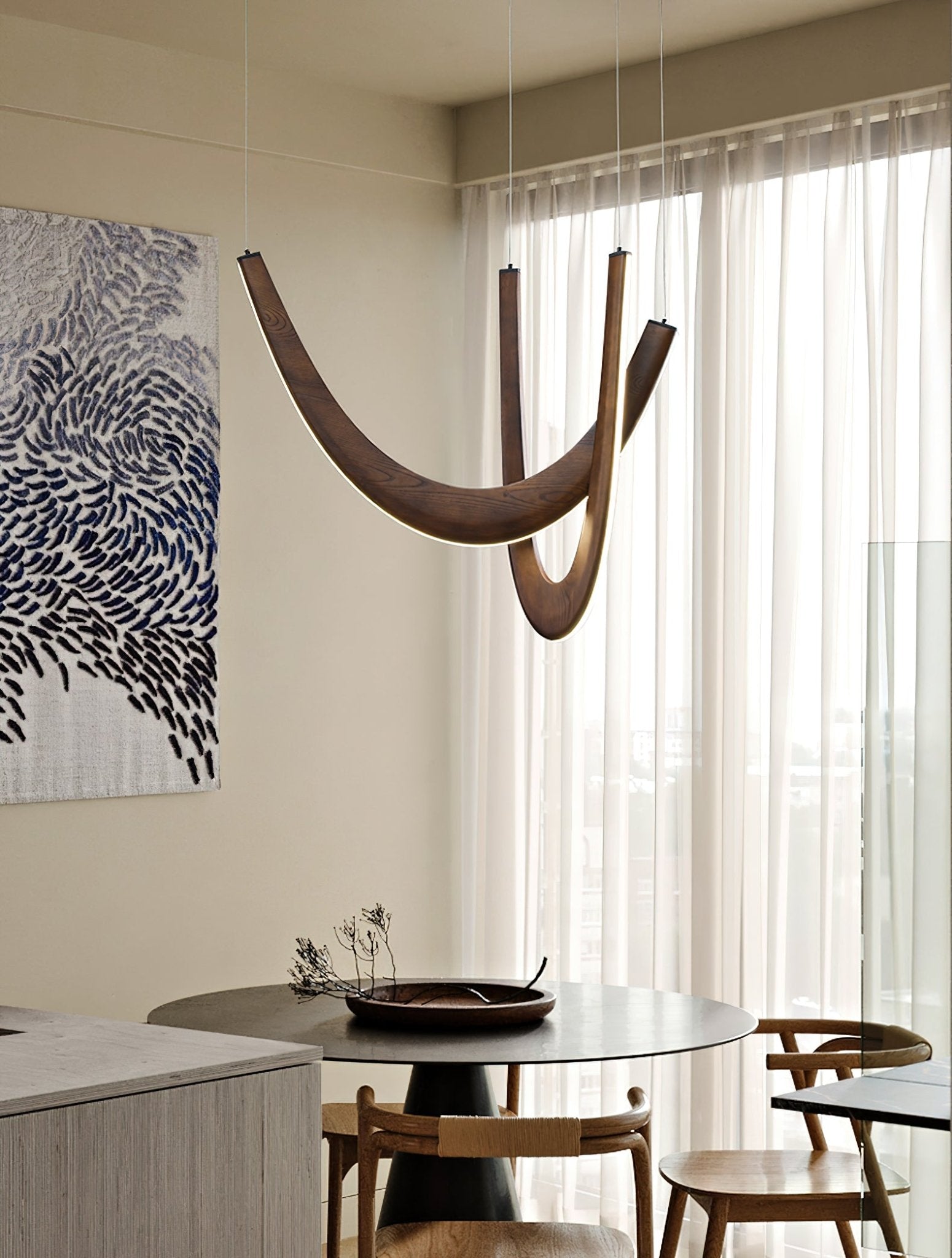 Lumora Wooden Pendant Lamp - Letslighting