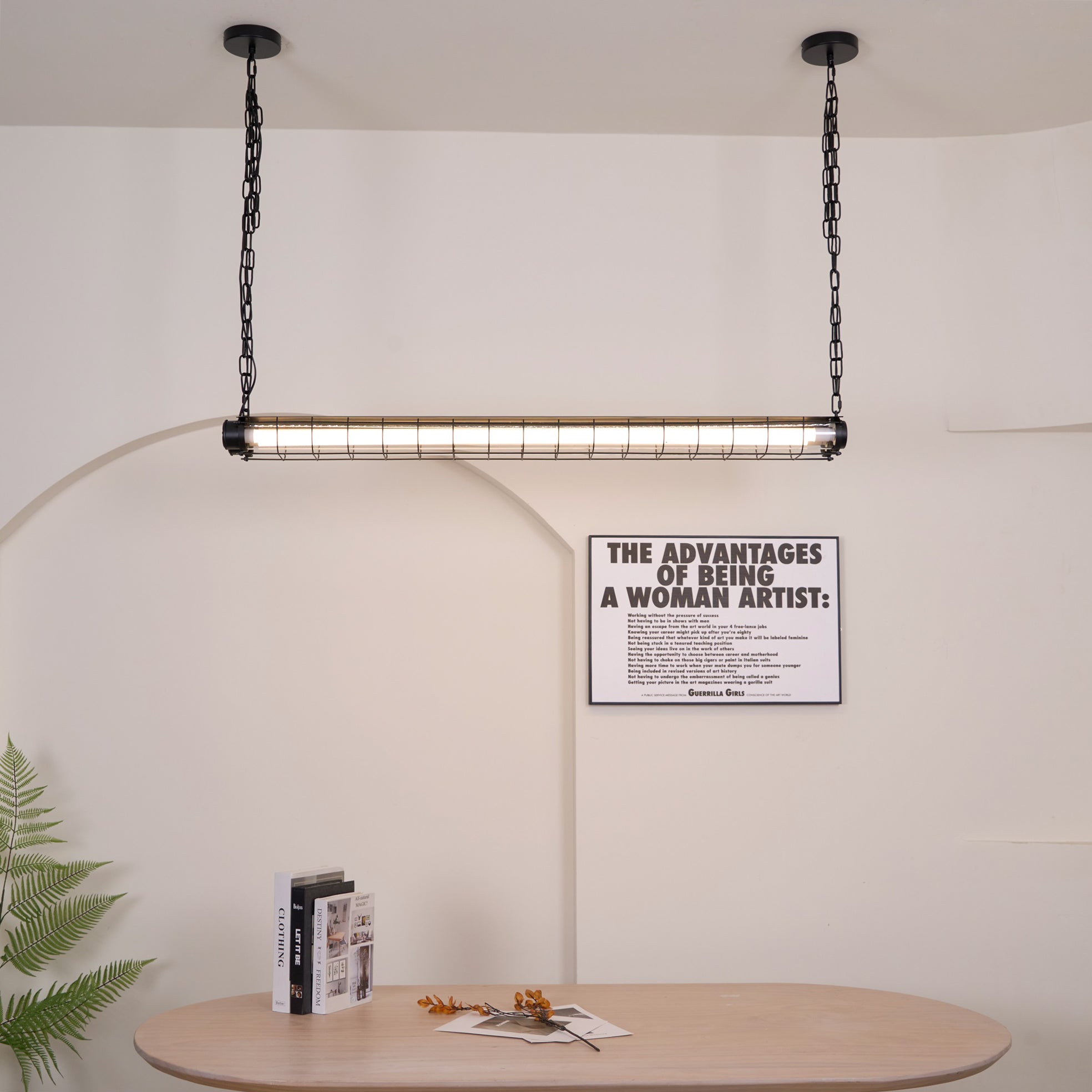 Arsorisra Industrial Linear Pendant Light