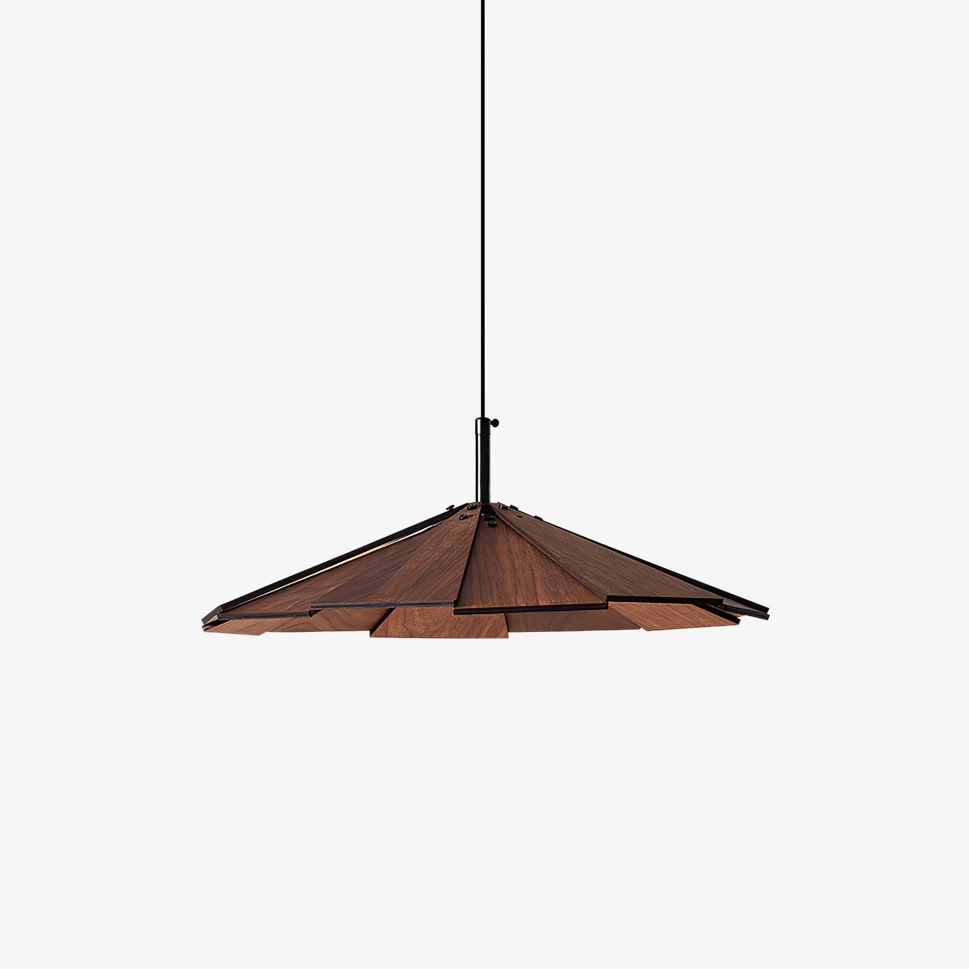 Woodura Umbrella Wooden Pendant Light - Letslighting