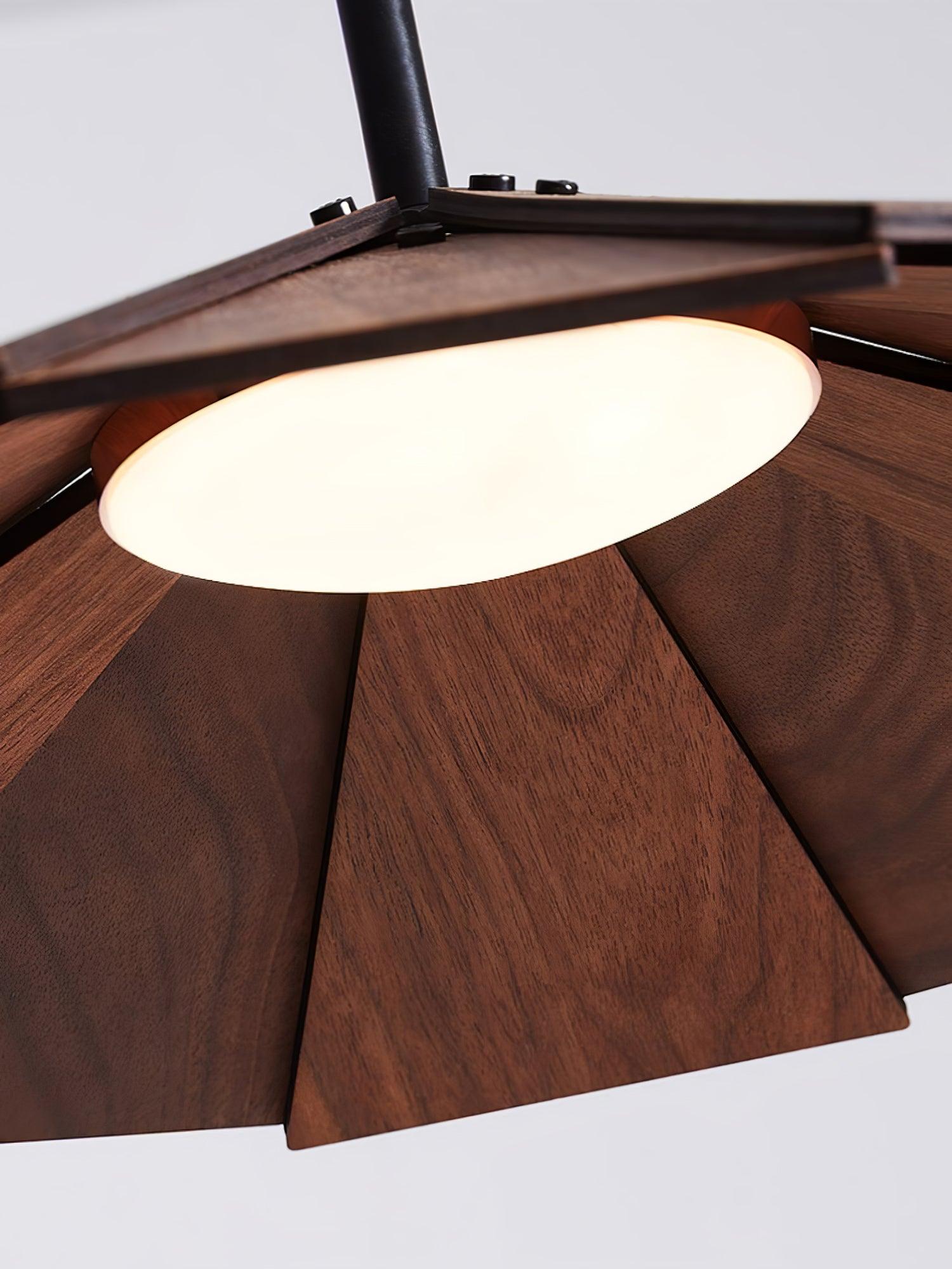 Woodura Umbrella Wooden Pendant Light - Letslighting