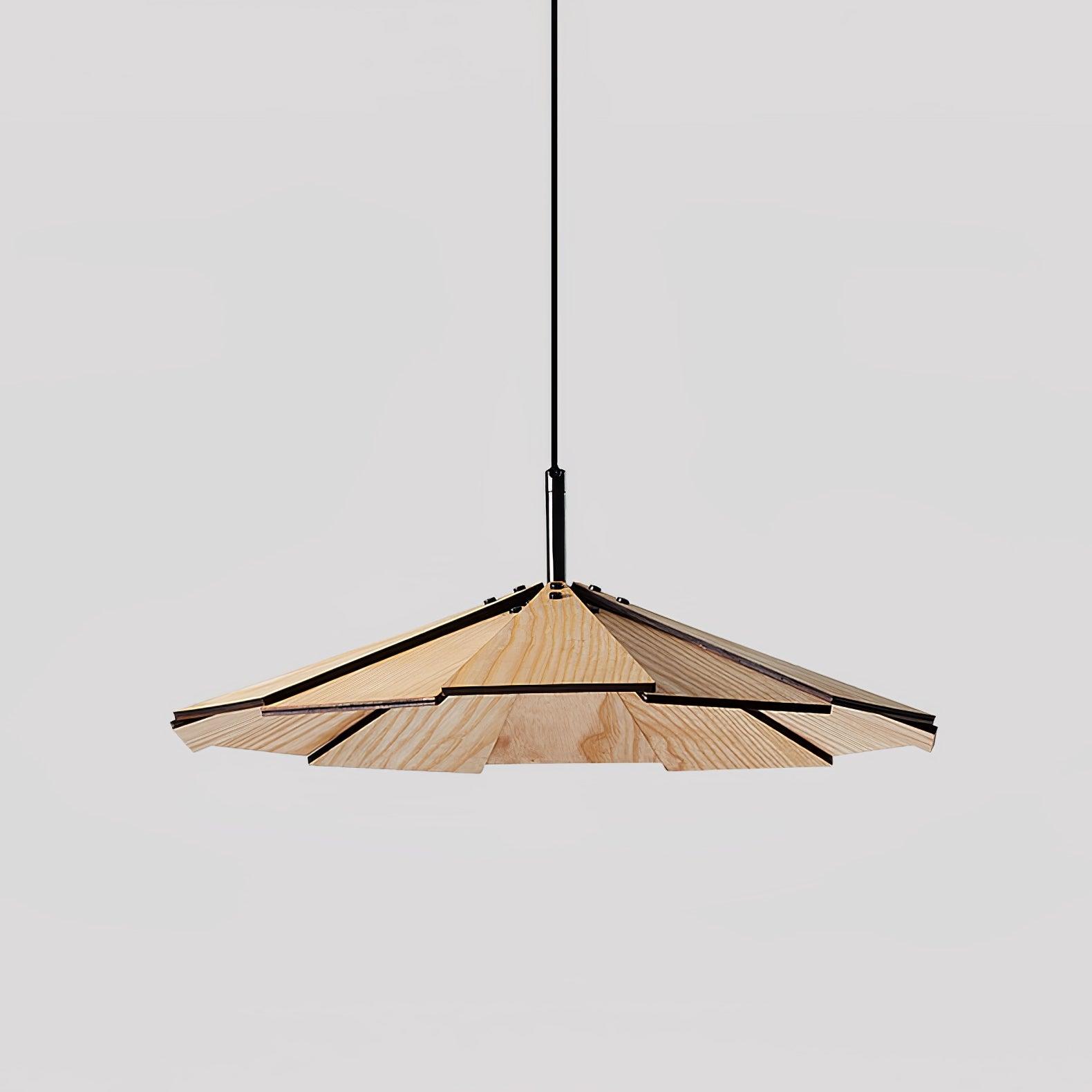 Woodura Umbrella Wooden Pendant Light - Letslighting