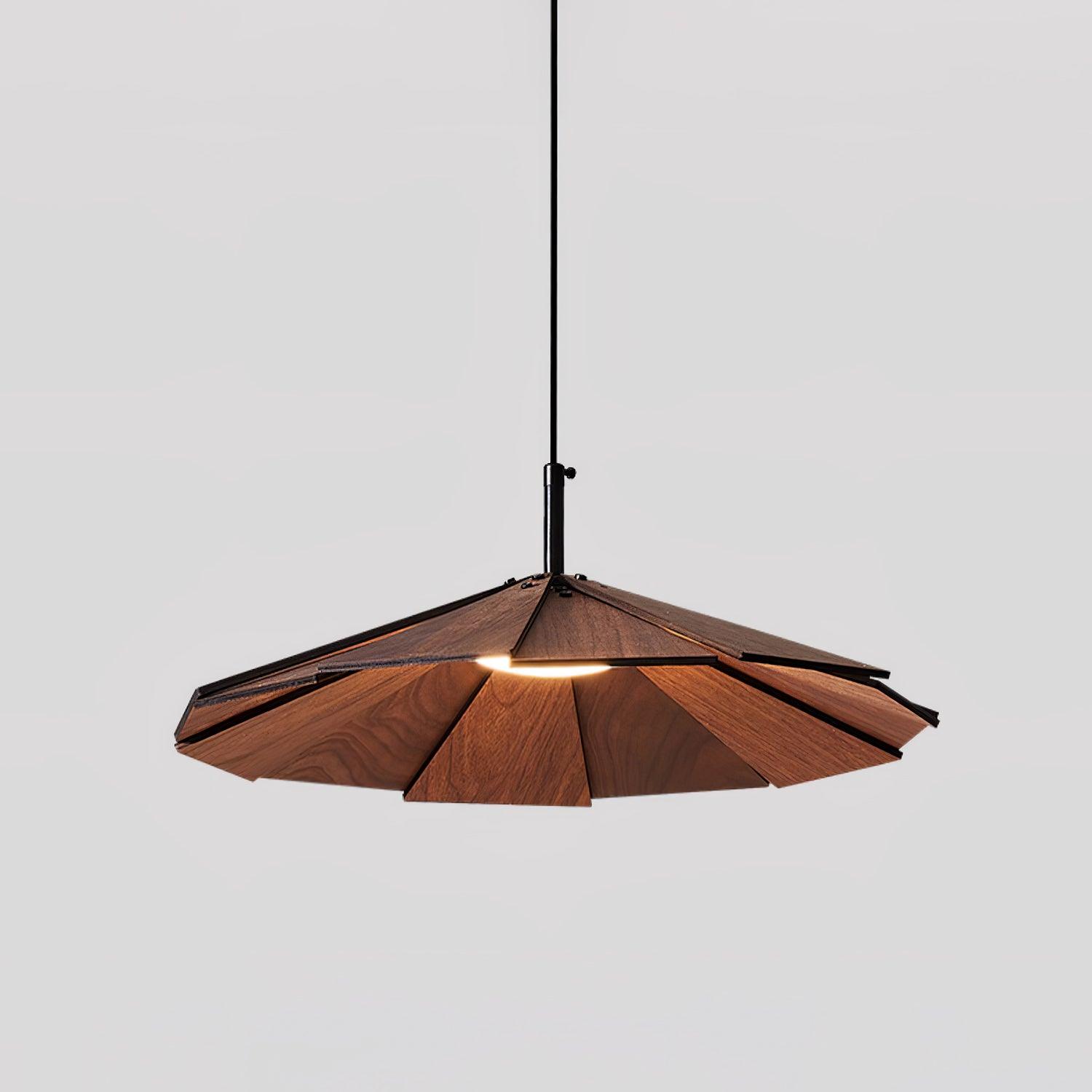 Woodura Umbrella Wooden Pendant Light - Letslighting