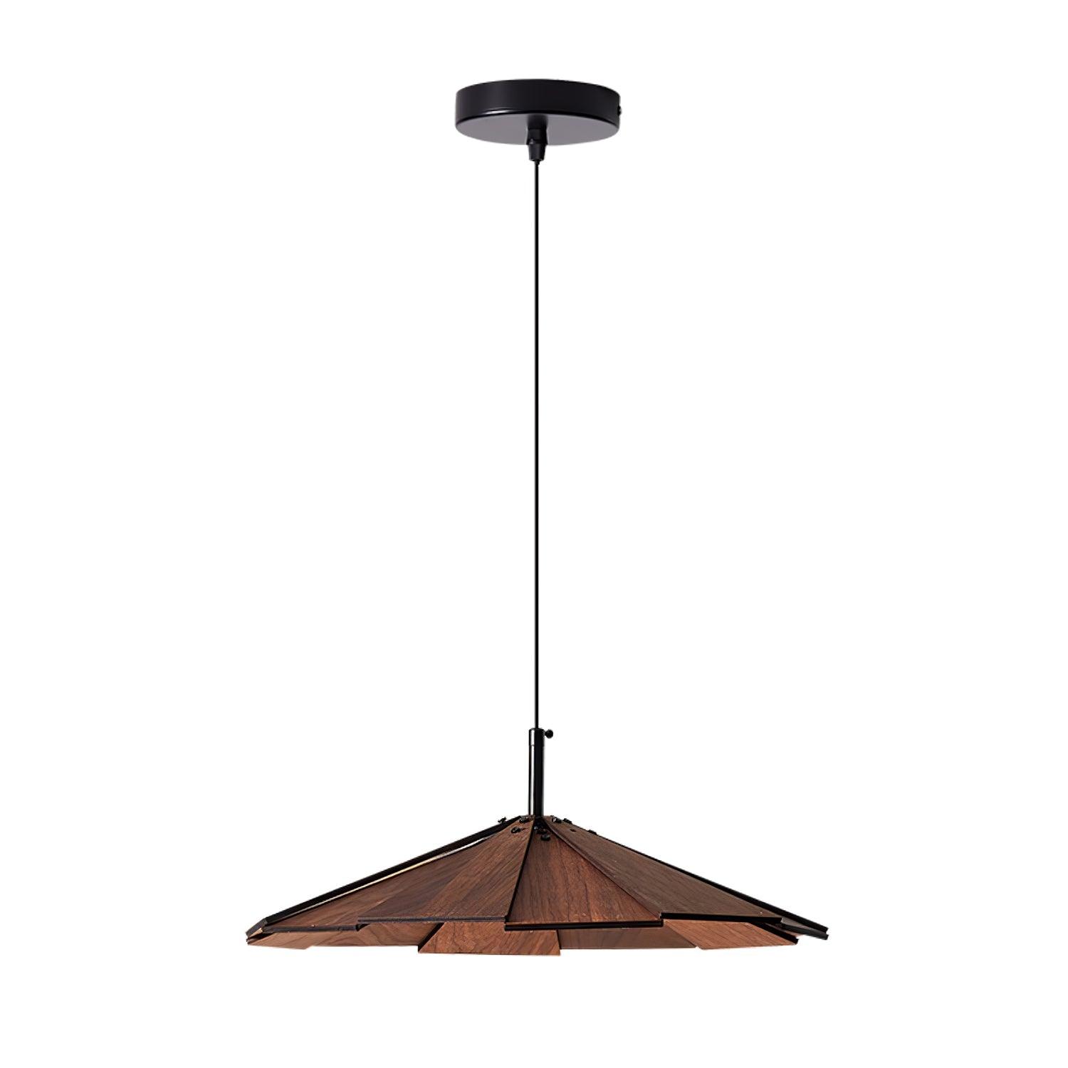 Woodura Umbrella Wooden Pendant Light - Letslighting