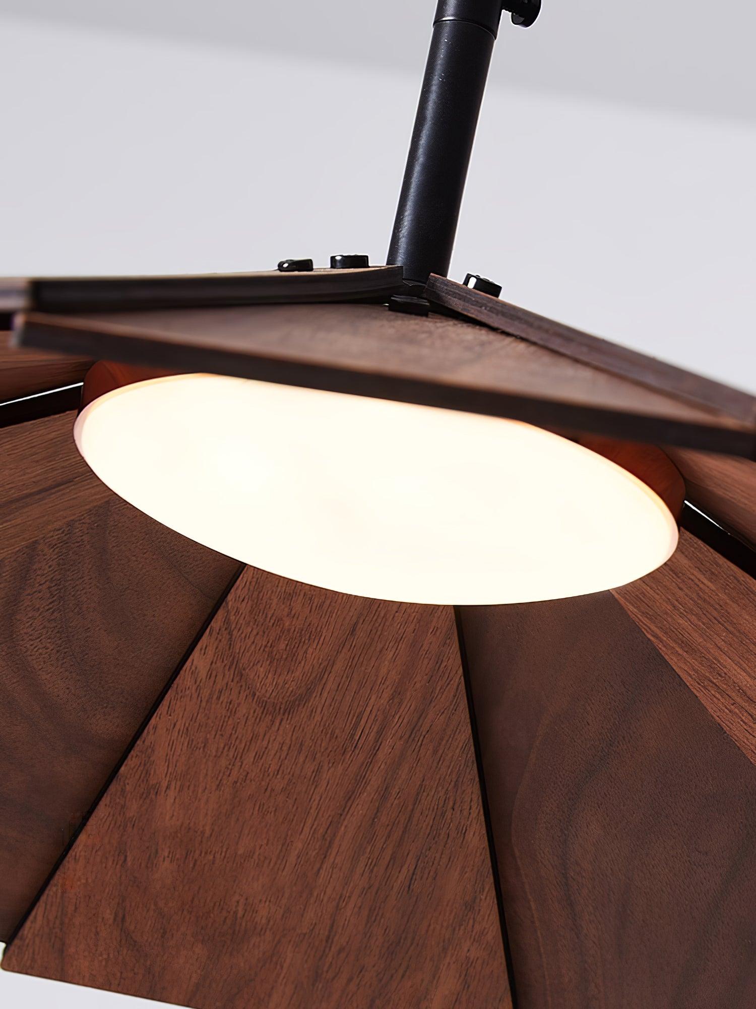 Woodura Umbrella Wooden Pendant Light - Letslighting