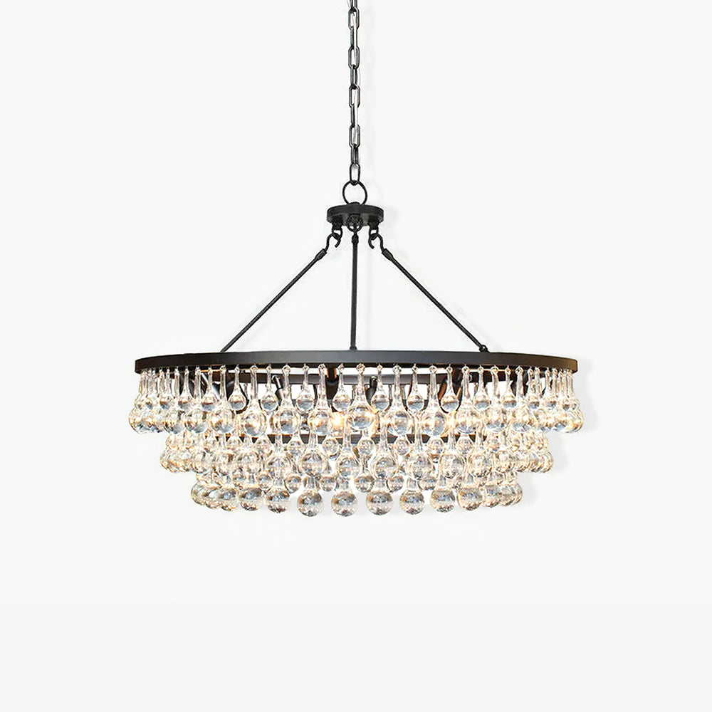 Avelis Postmodern Luxury Unique Tiered Crystal Chandelier - Letslighting