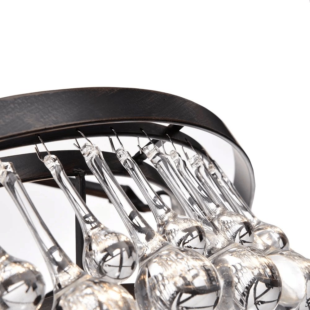 Avelis Postmodern Luxury Unique Tiered Crystal Chandelier - Letslighting