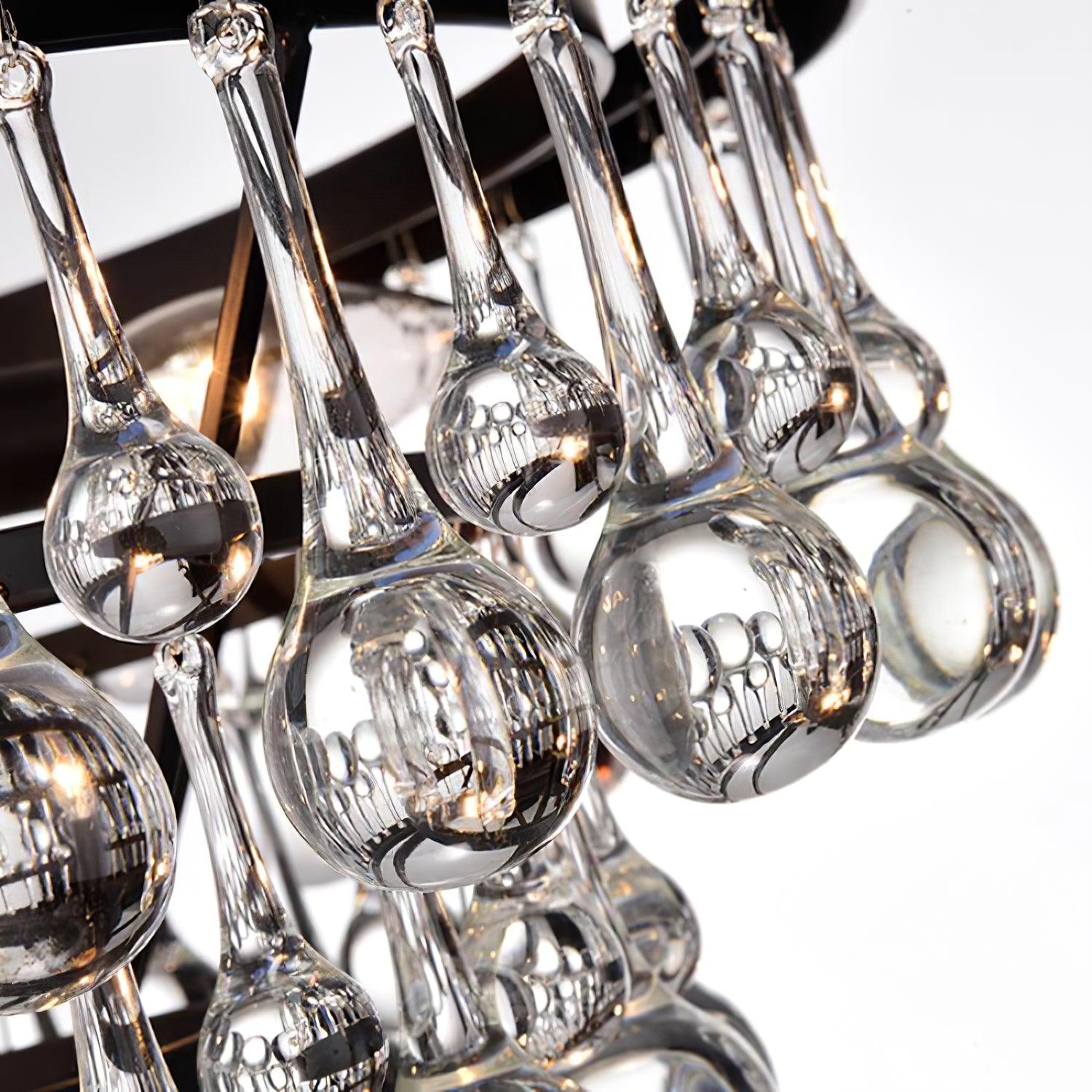 Avelis Postmodern Luxury Unique Tiered Crystal Chandelier - Letslighting
