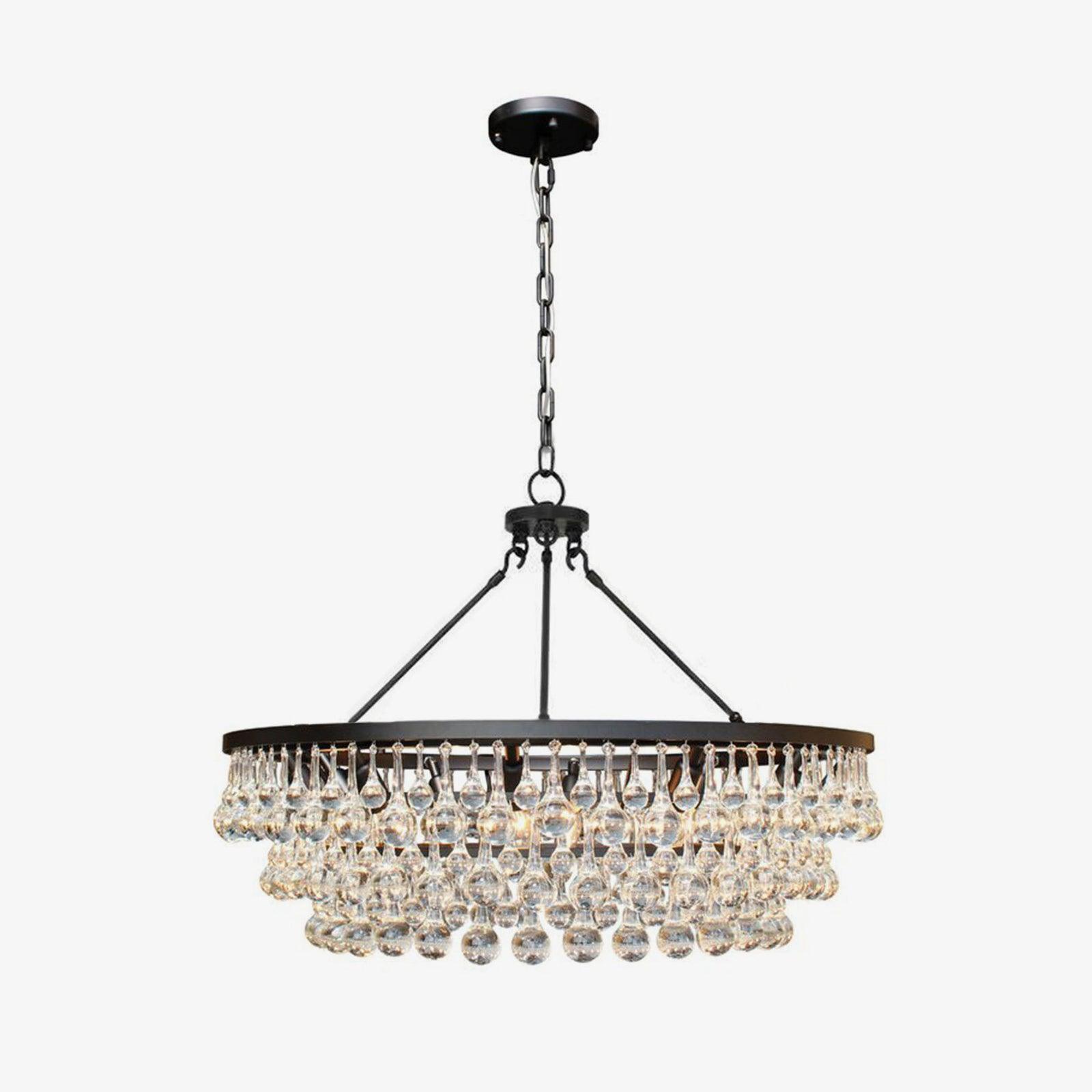 Avelis Postmodern Luxury Unique Tiered Crystal Chandelier - Letslighting