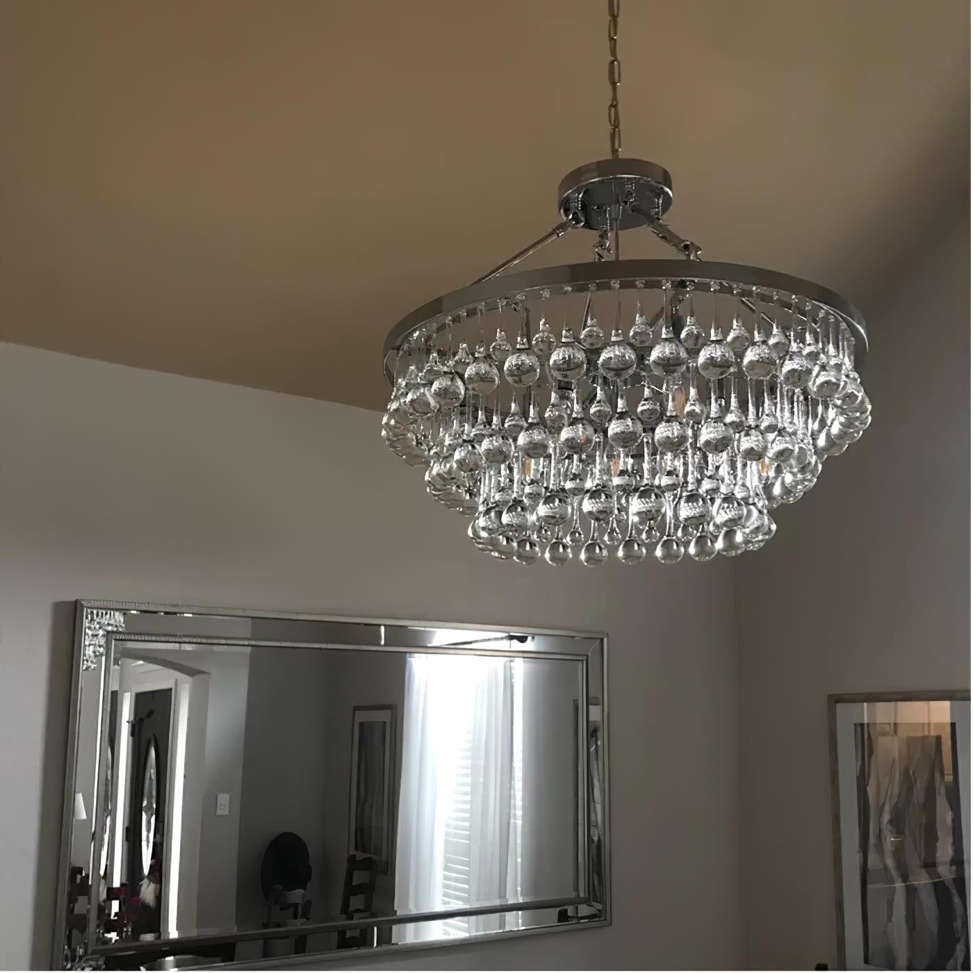 Avelis Postmodern Luxury Unique Tiered Crystal Chandelier - Letslighting