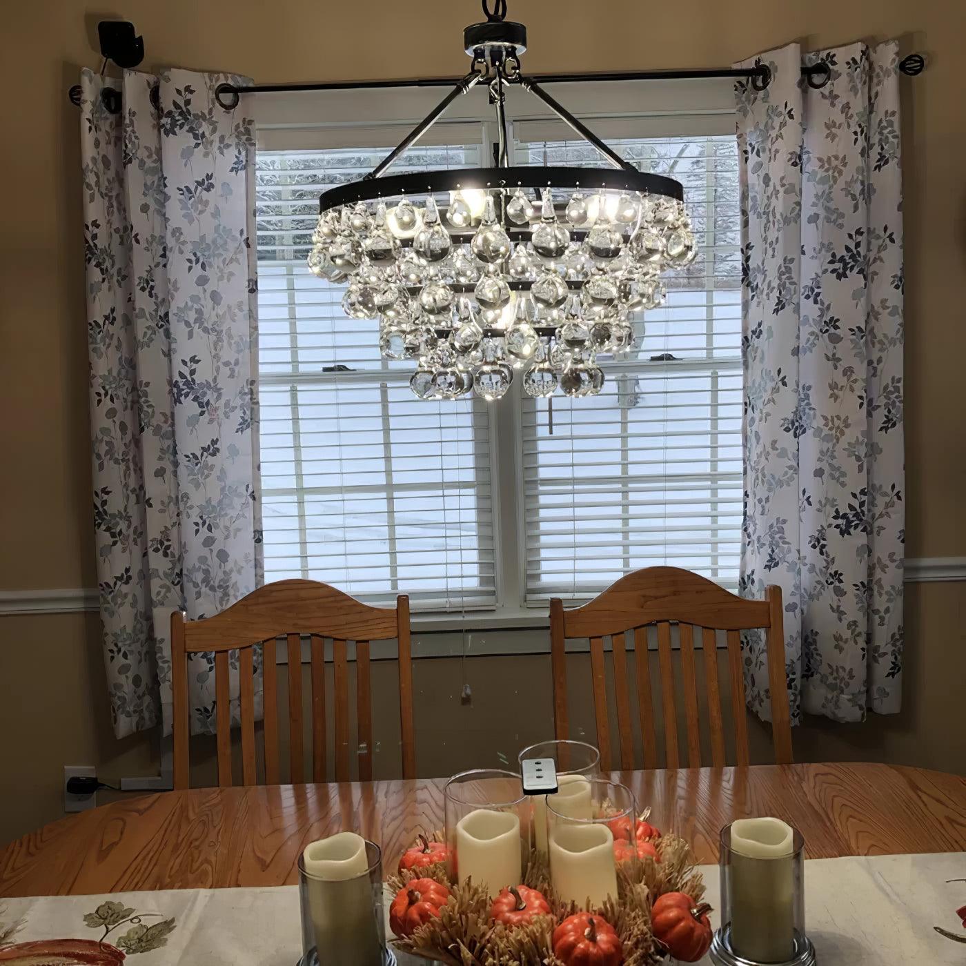 Avelis Postmodern Luxury Unique Tiered Crystal Chandelier - Letslighting