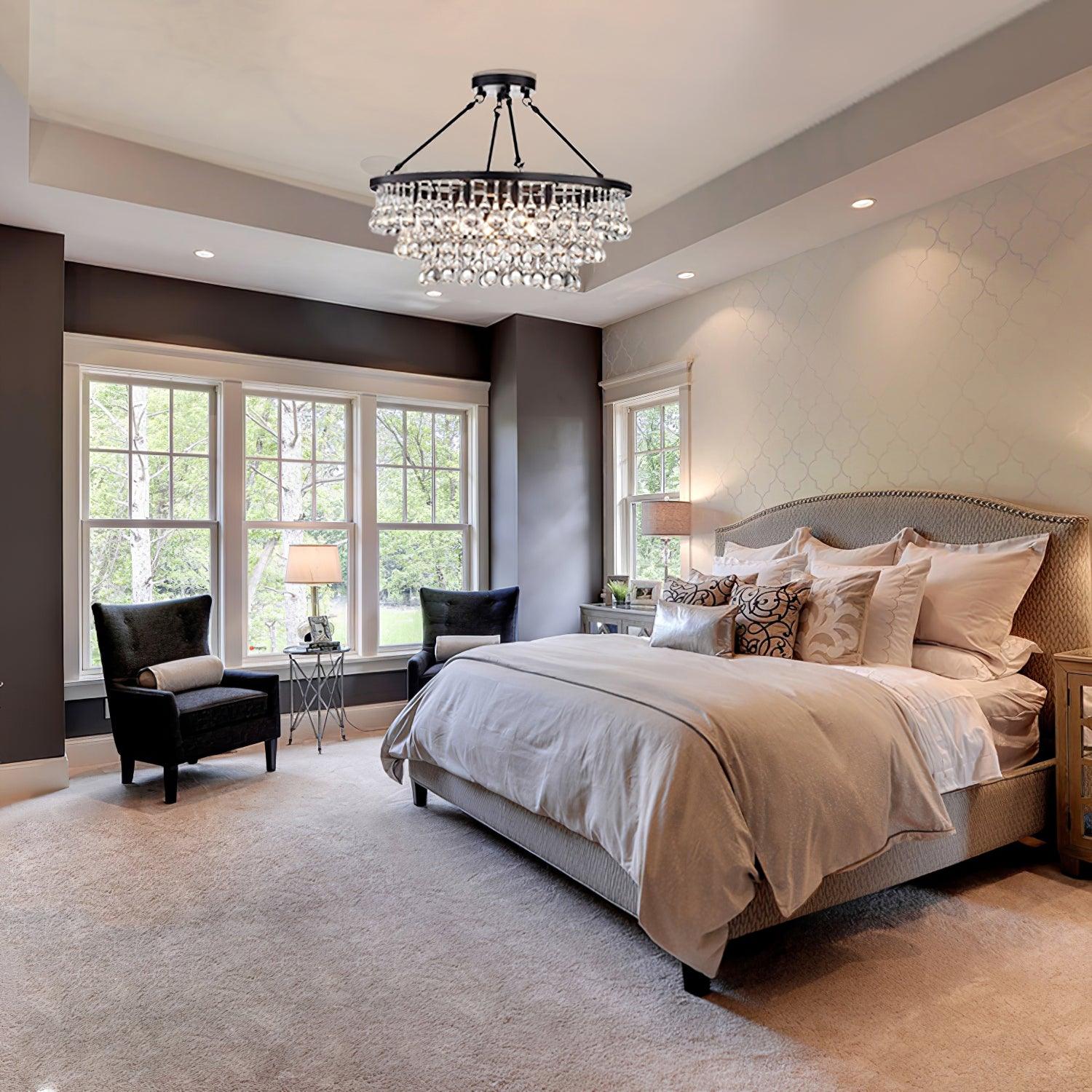 Avelis Postmodern Luxury Unique Tiered Crystal Chandelier - Letslighting