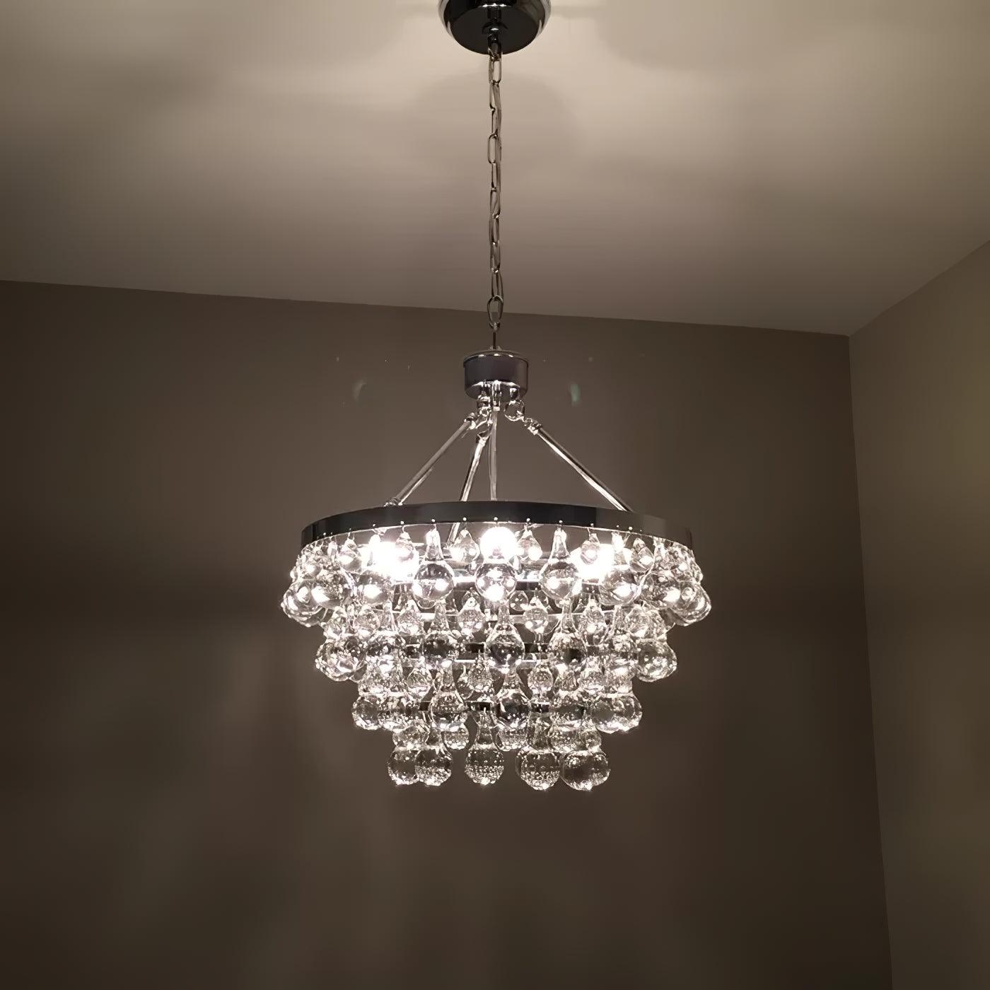 Avelis Postmodern Luxury Unique Tiered Crystal Chandelier - Letslighting
