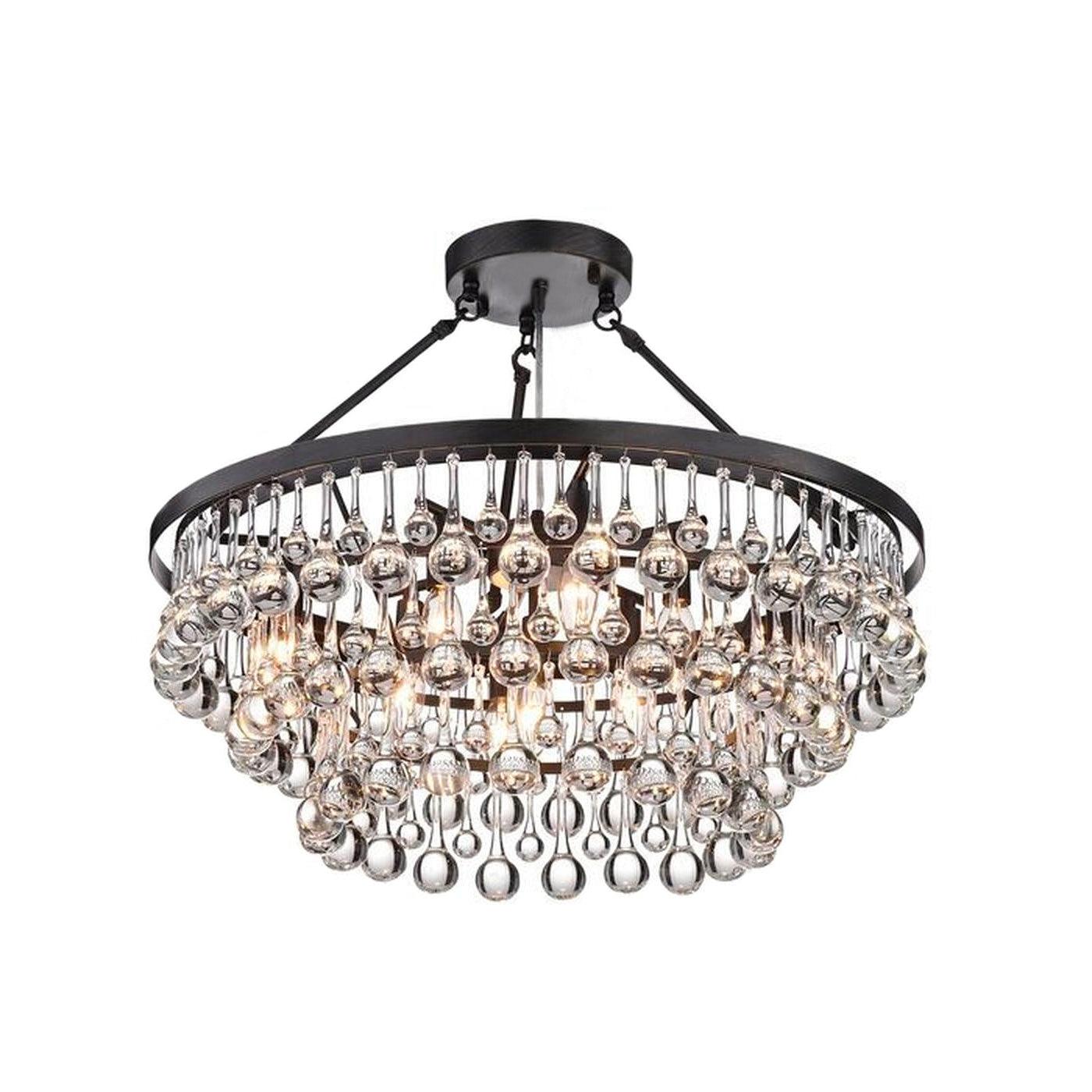Avelis Postmodern Luxury Unique Tiered Crystal Chandelier - Letslighting