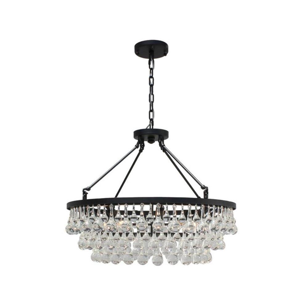 Avelis Postmodern Luxury Unique Tiered Crystal Chandelier - Letslighting