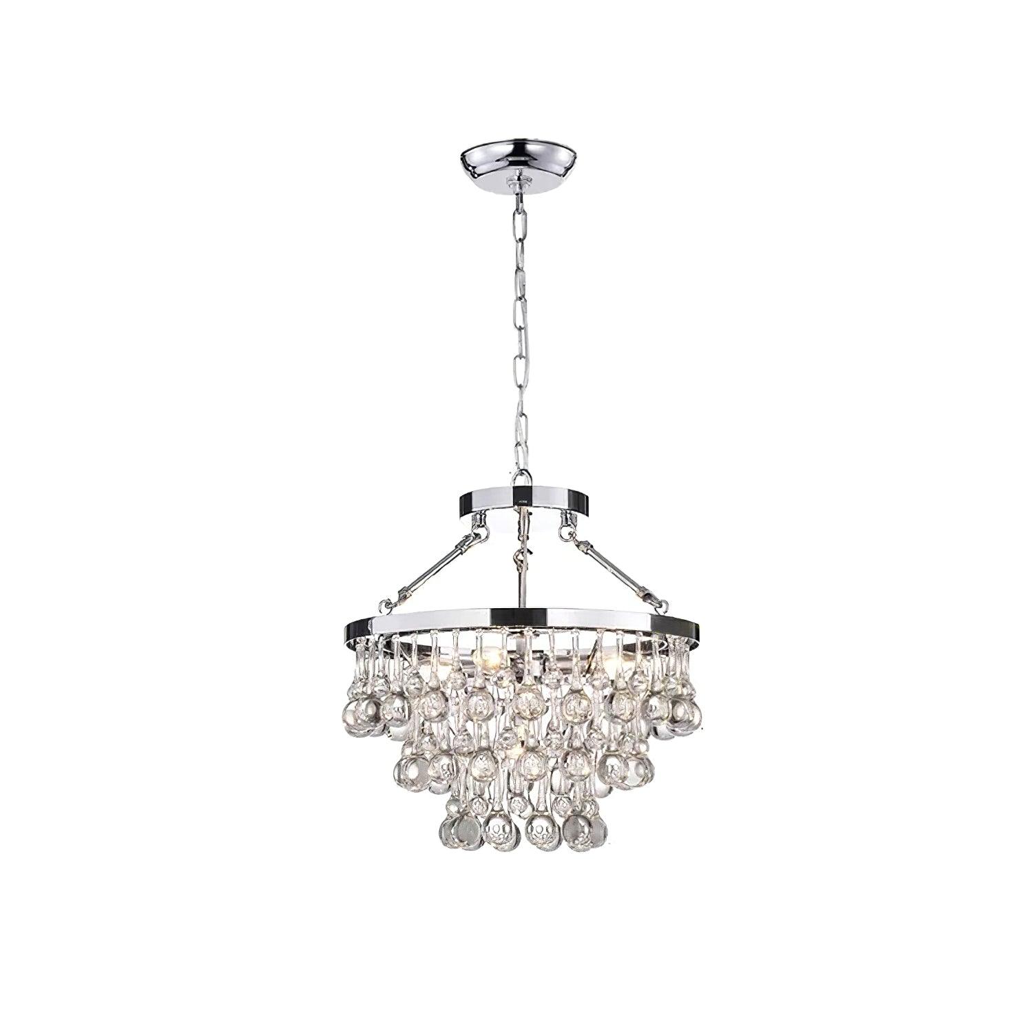 Avelis Postmodern Luxury Unique Tiered Crystal Chandelier - Letslighting