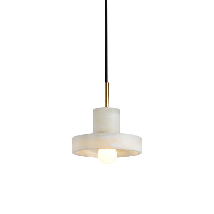 Ritta Pendant Lamp Alabaster Hat-Shape