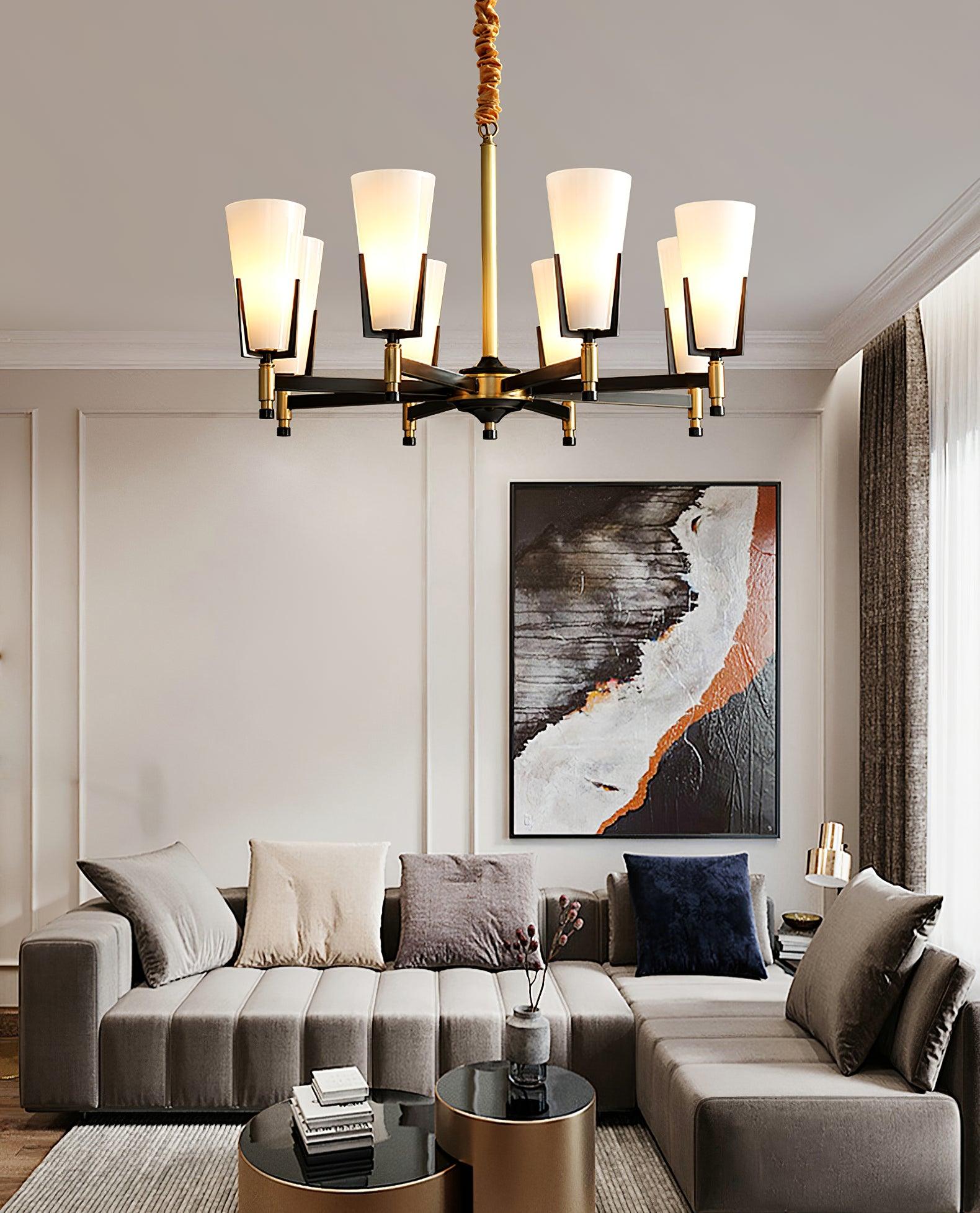 Gleam Luxury Brass Chandelier - Letslighting
