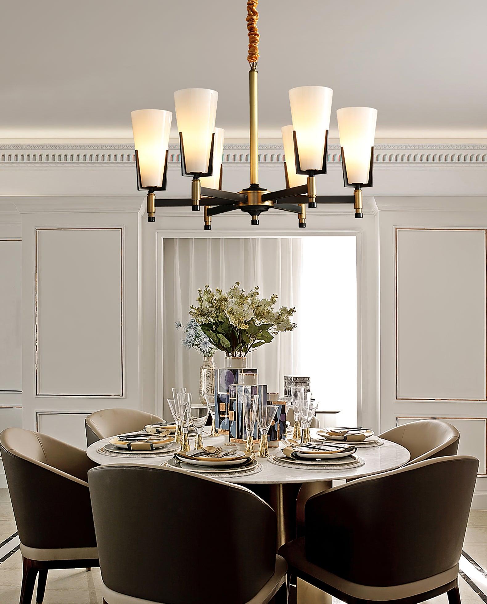 Gleam Luxury Brass Chandelier - Letslighting