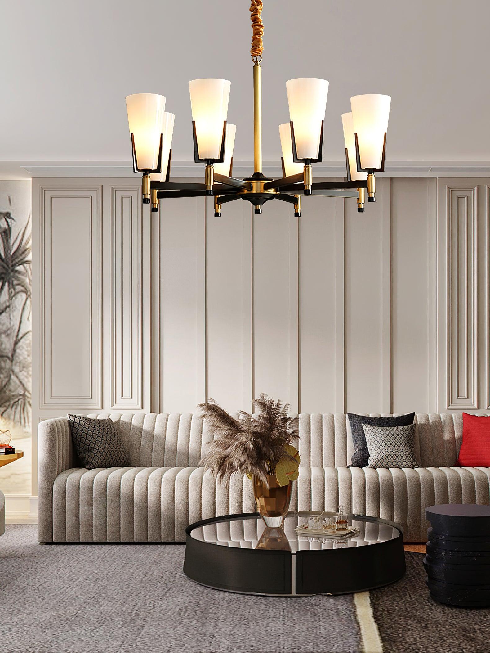 Gleam Luxury Brass Chandelier - Letslighting