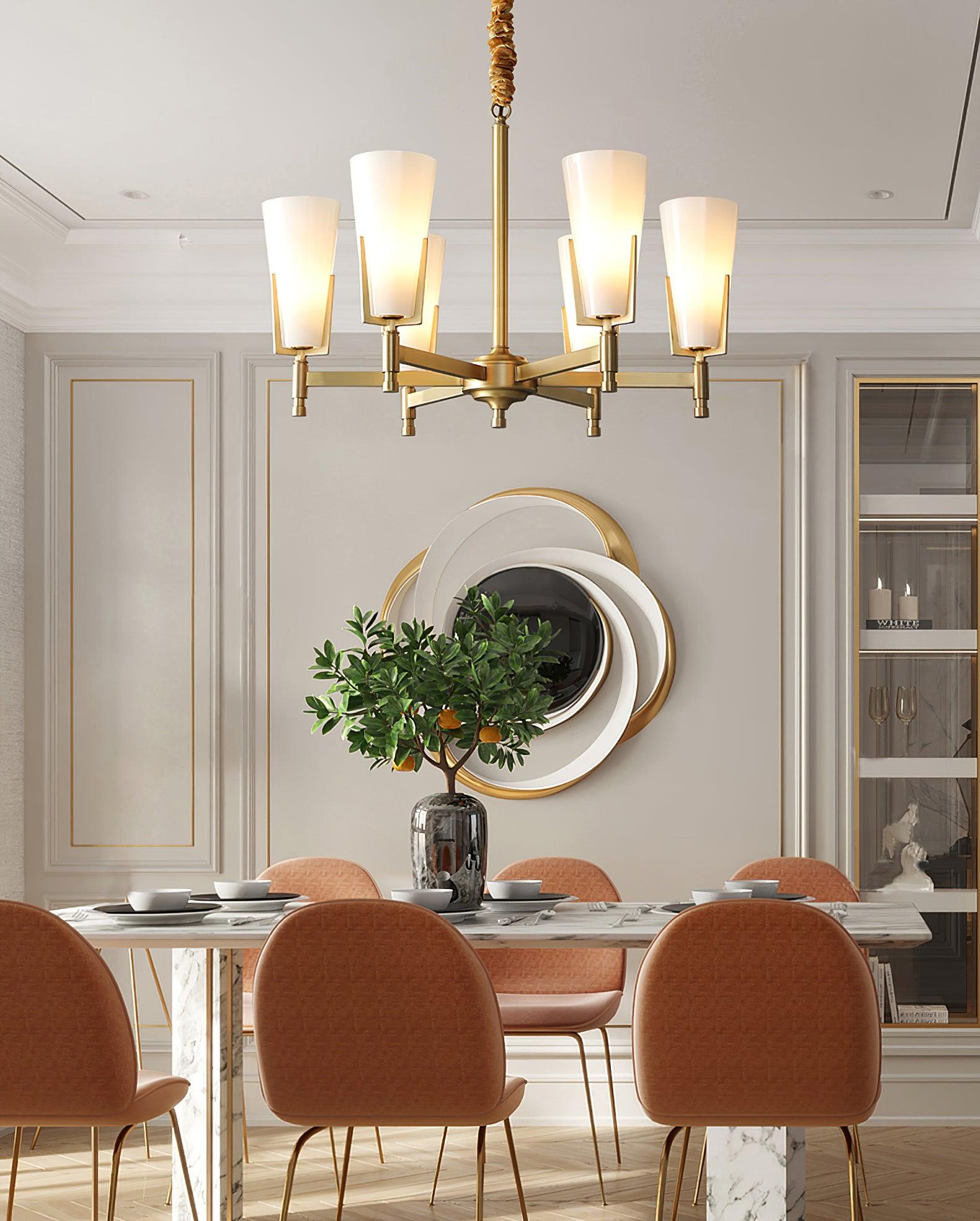 Gleam Luxury Brass Chandelier - Letslighting