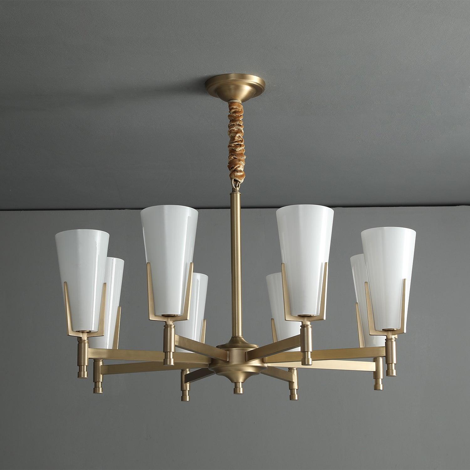 Gleam Luxury Brass Chandelier - Letslighting