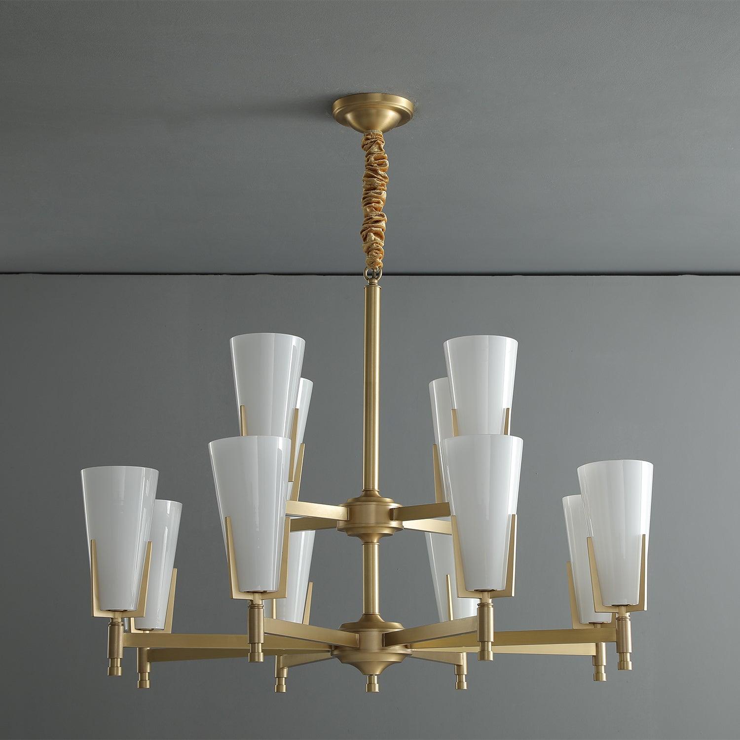 Gleam Luxury Brass Chandelier - Letslighting