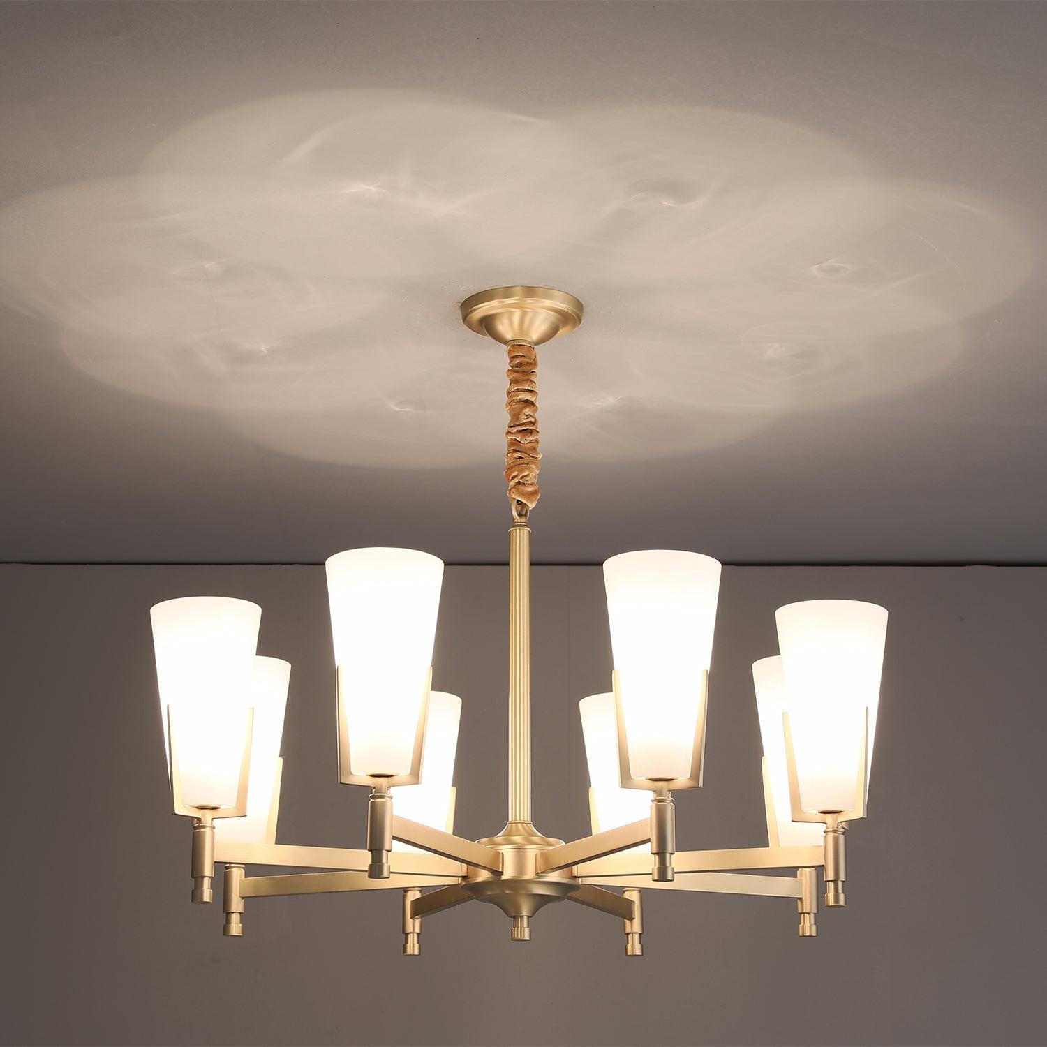 Gleam Luxury Brass Chandelier - Letslighting