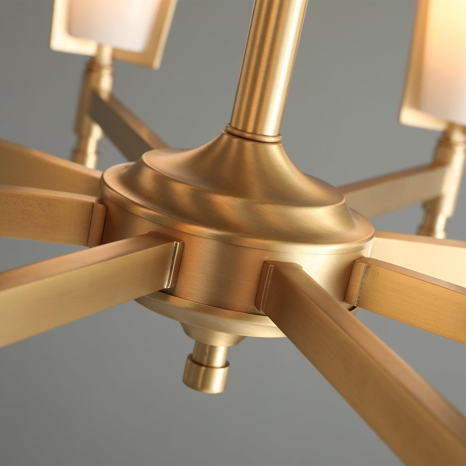 Gleam Luxury Brass Chandelier - Letslighting