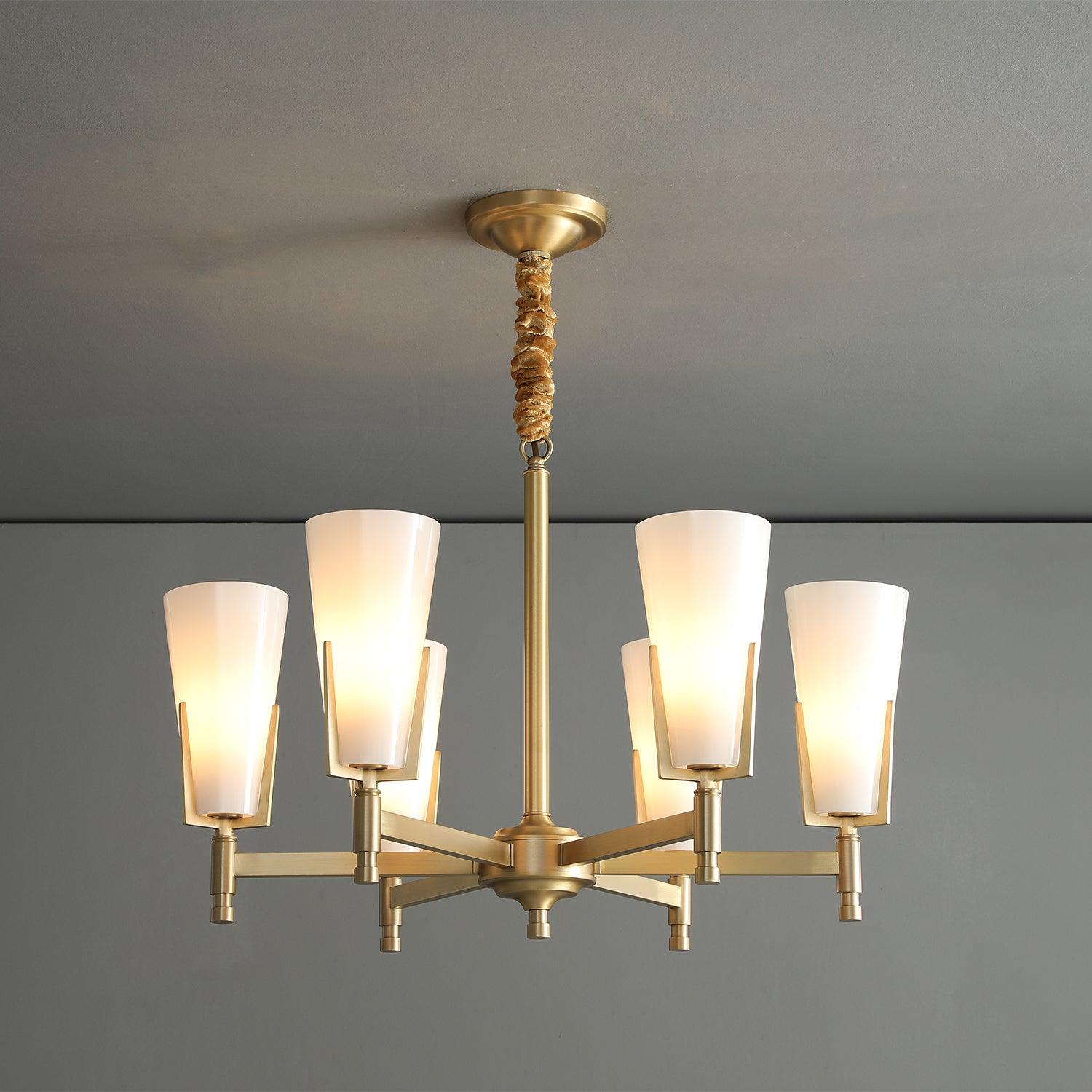 Gleam Luxury Brass Chandelier - Letslighting