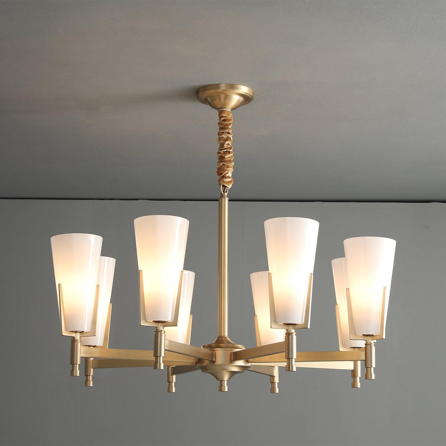 Gleam Luxury Brass Chandelier - Letslighting