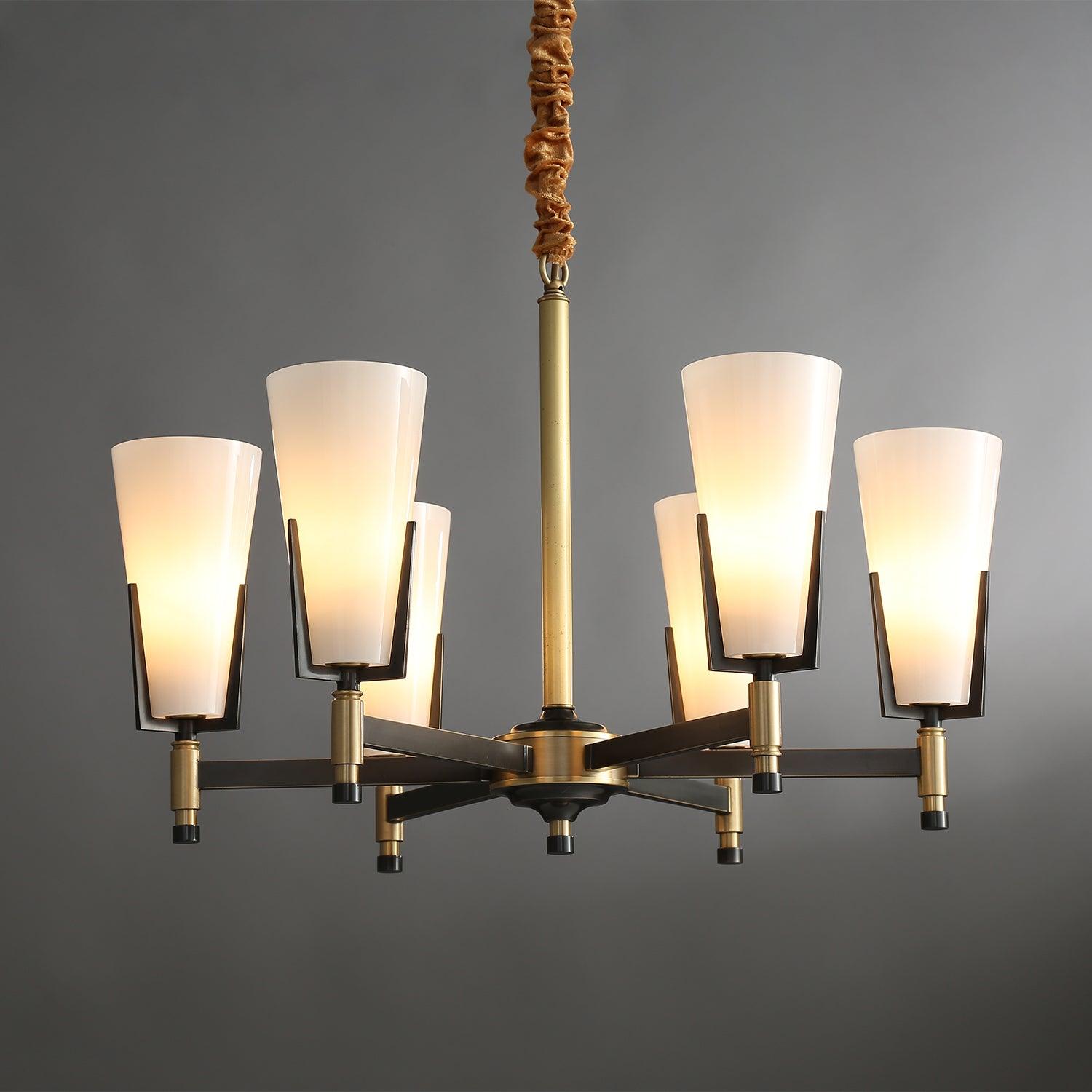 Gleam Luxury Brass Chandelier - Letslighting