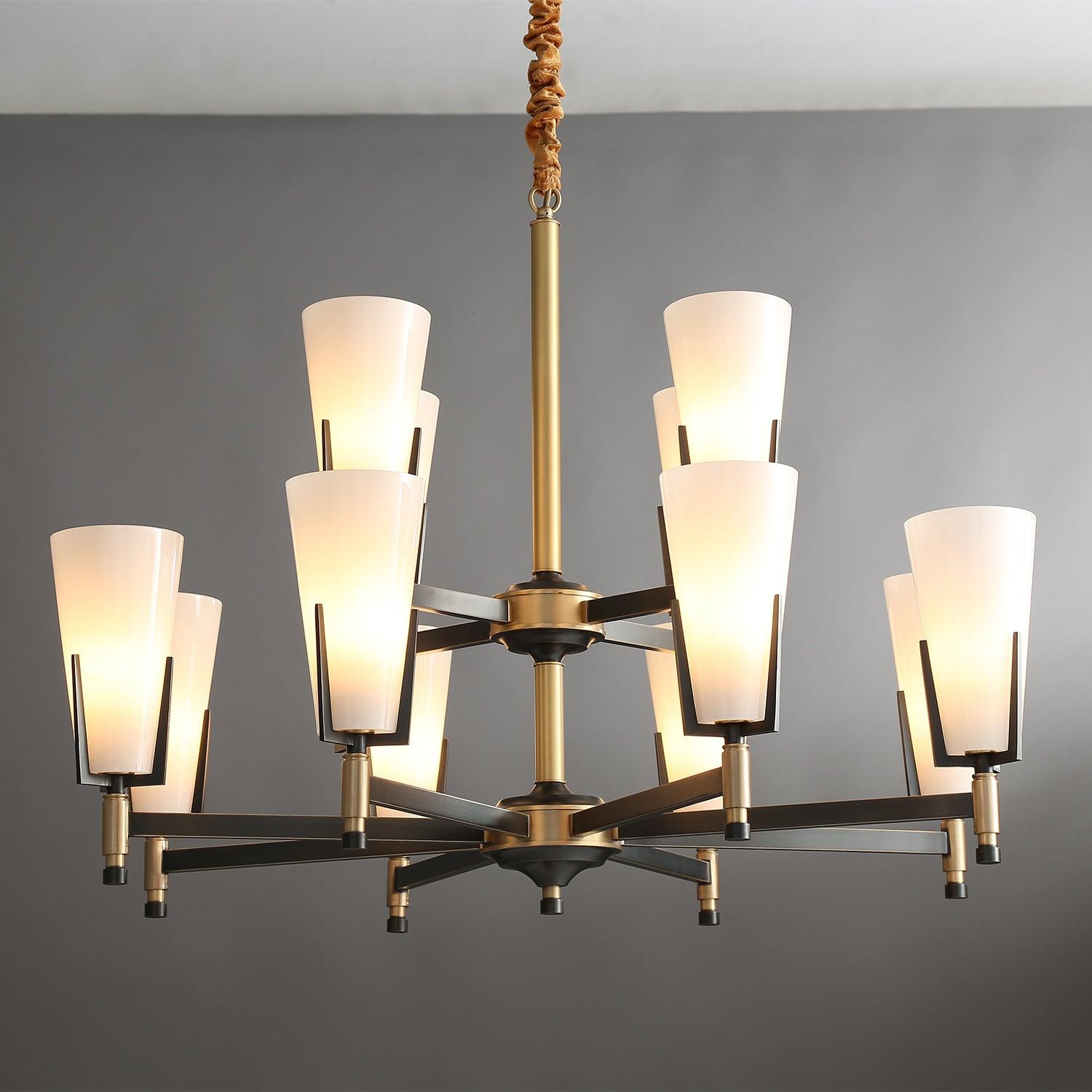 Gleam Luxury Brass Chandelier - Letslighting