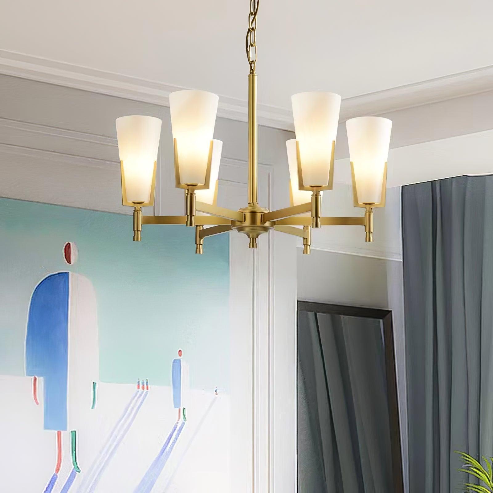 Gleam Luxury Brass Chandelier - Letslighting