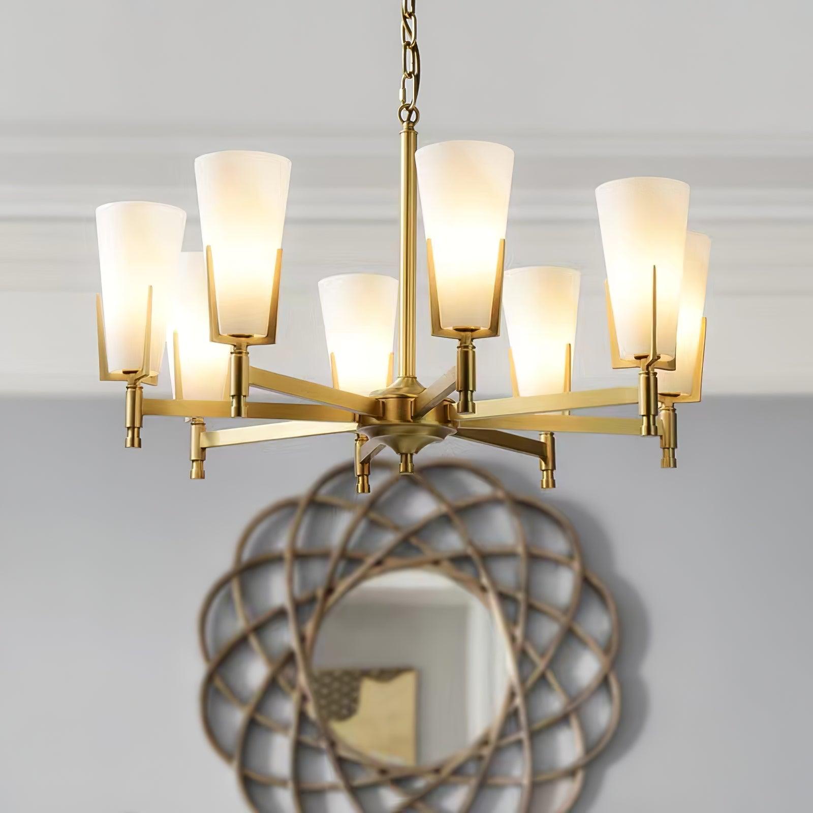 Gleam Luxury Brass Chandelier - Letslighting