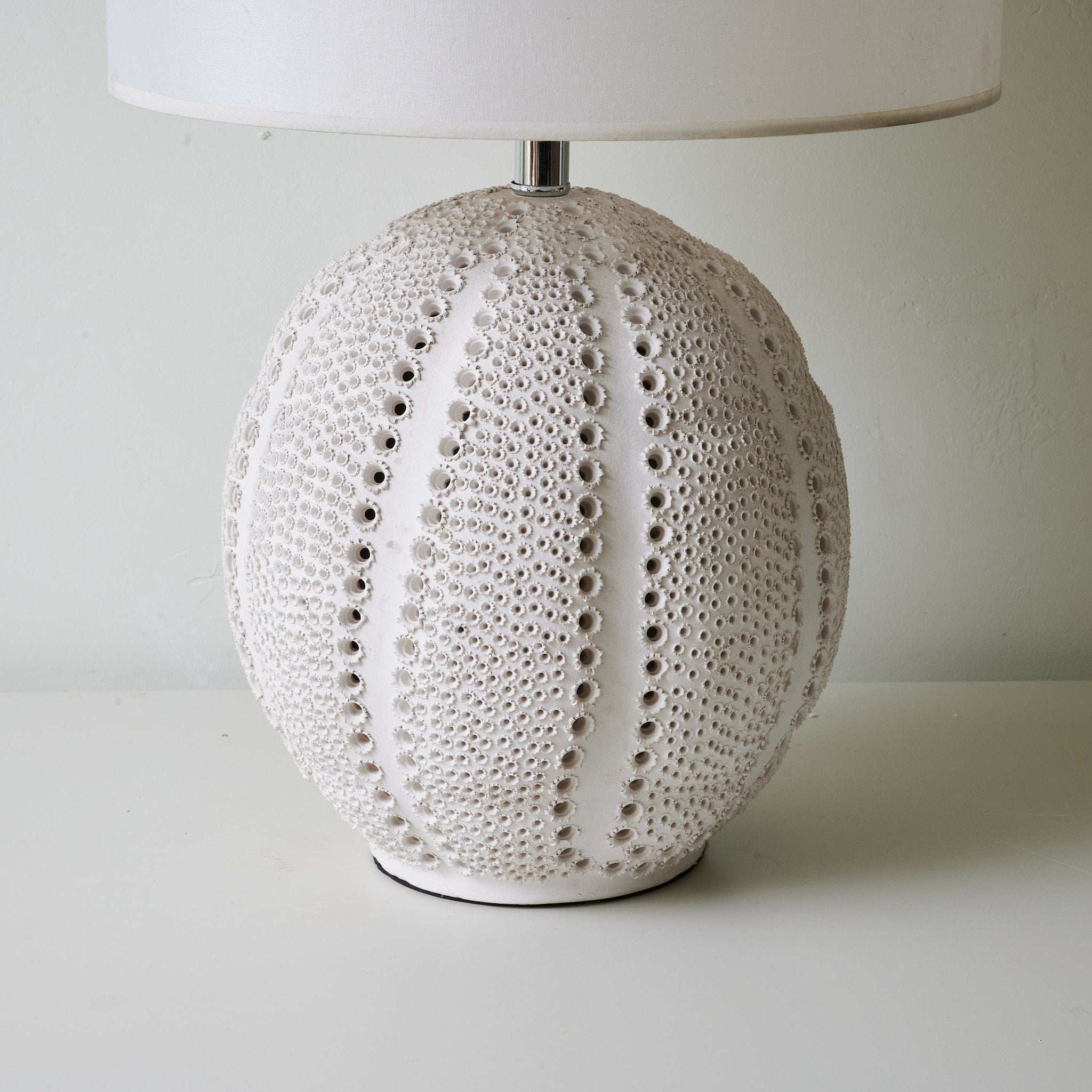 Polara Ceramic Fabric Table Lamp - Letslighting
