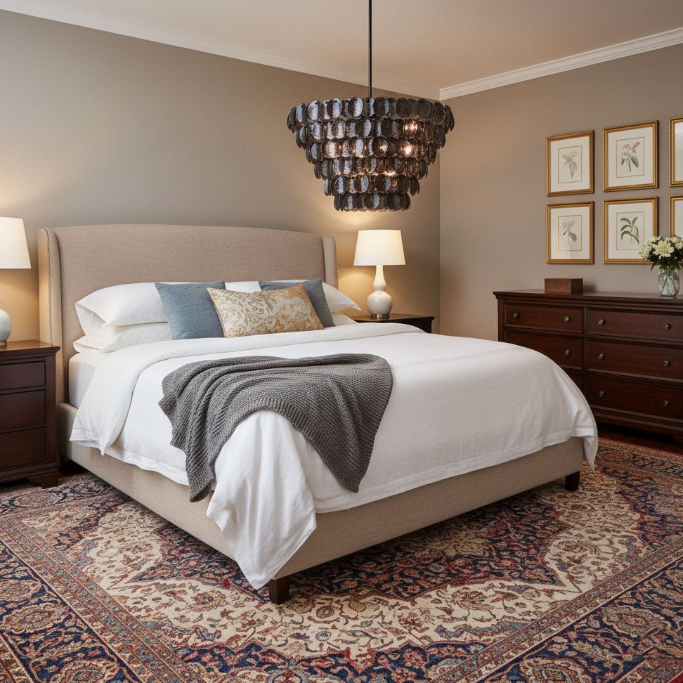 Uroko Modern Metal & Glass Chandelier