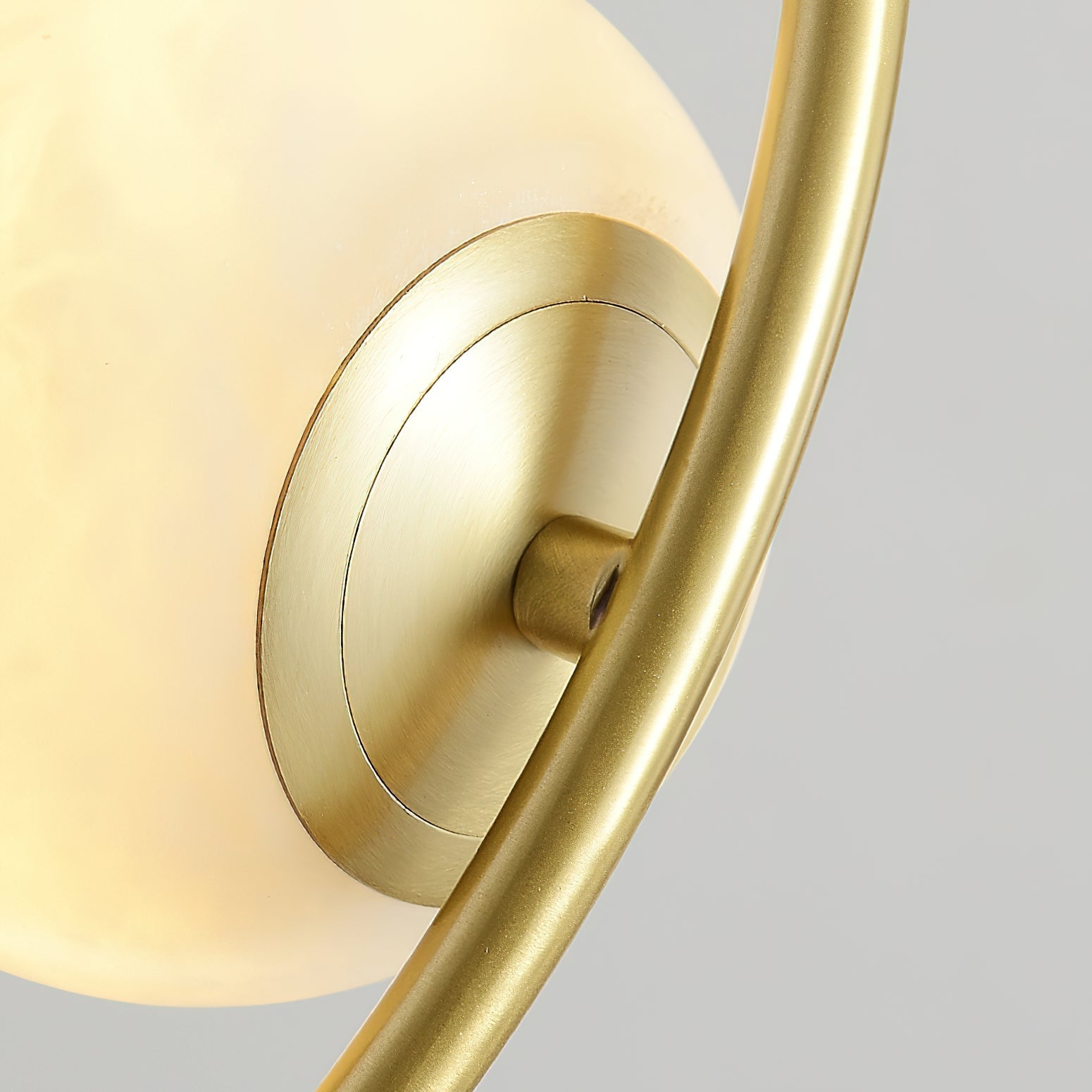 Civenan Modern Minimalist Curved Alabaster Pendant Lamp - Letslighting