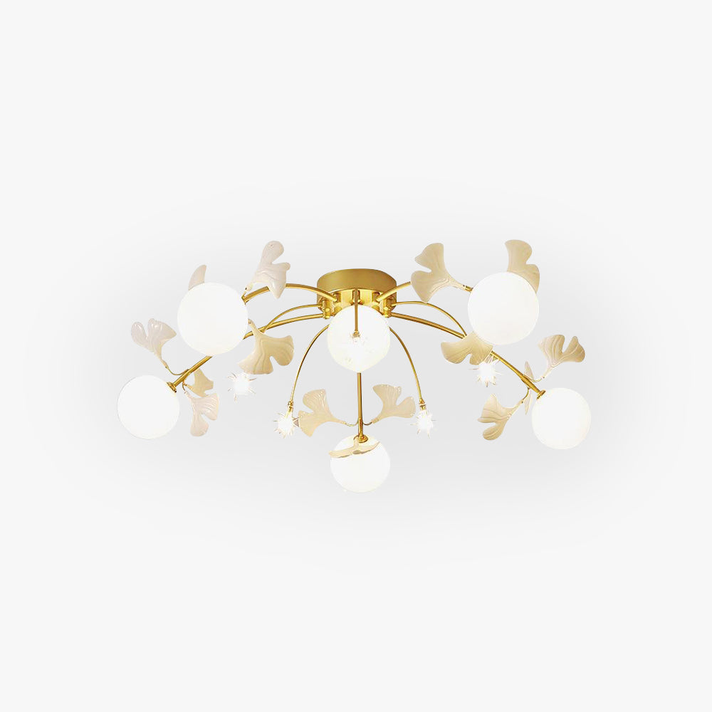 Olivia Nordic Multi Globe Ceramic Flush Mount Ceiling Light - Letslighting