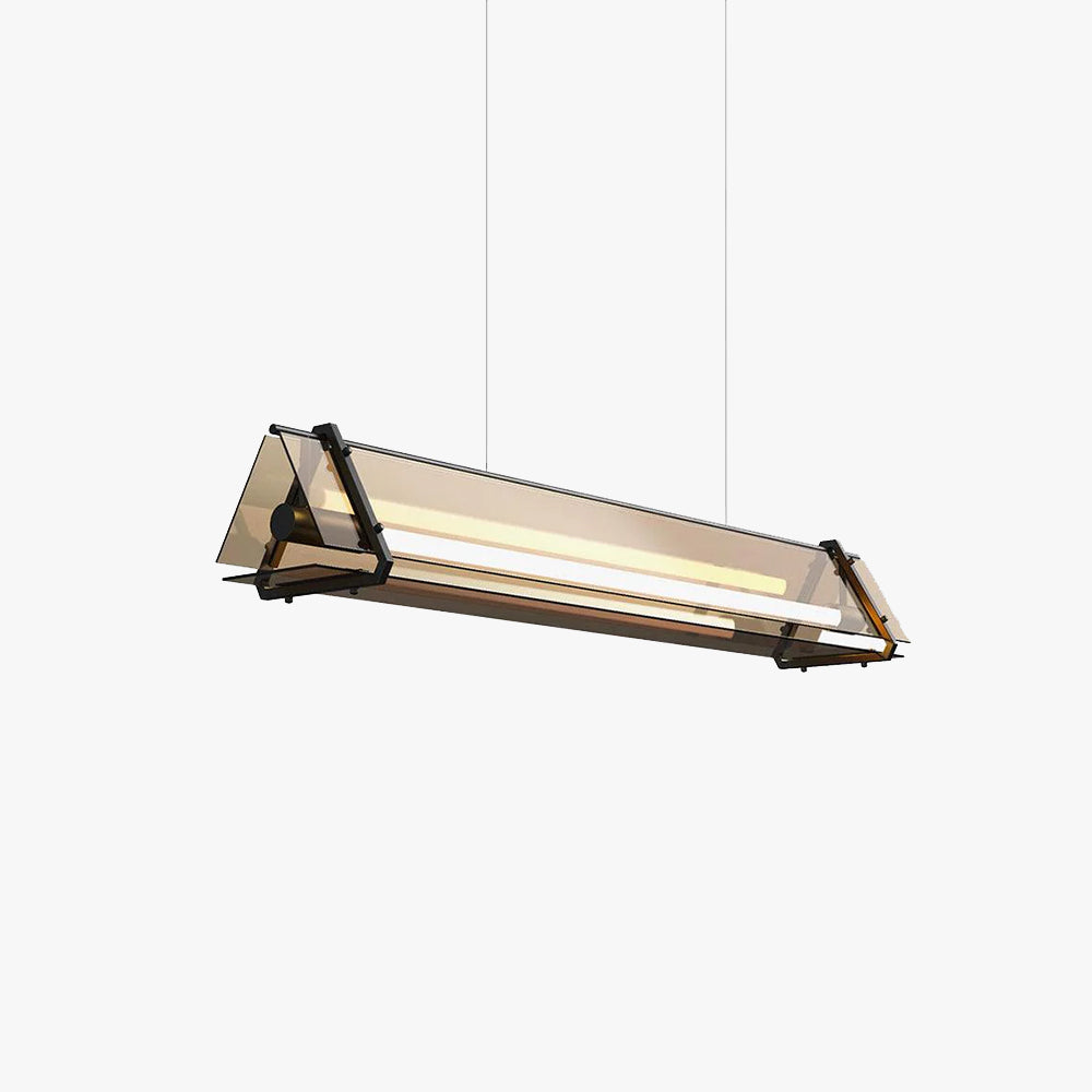 Arisha Industrial Triangle Glass Pendant Light - Letslighting