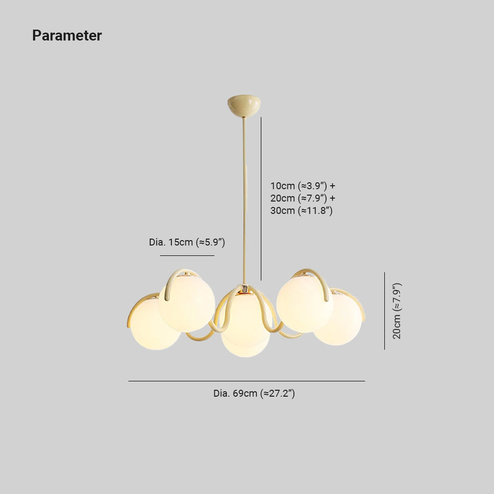 Aria Curve Linear Chandelier - Letslighting