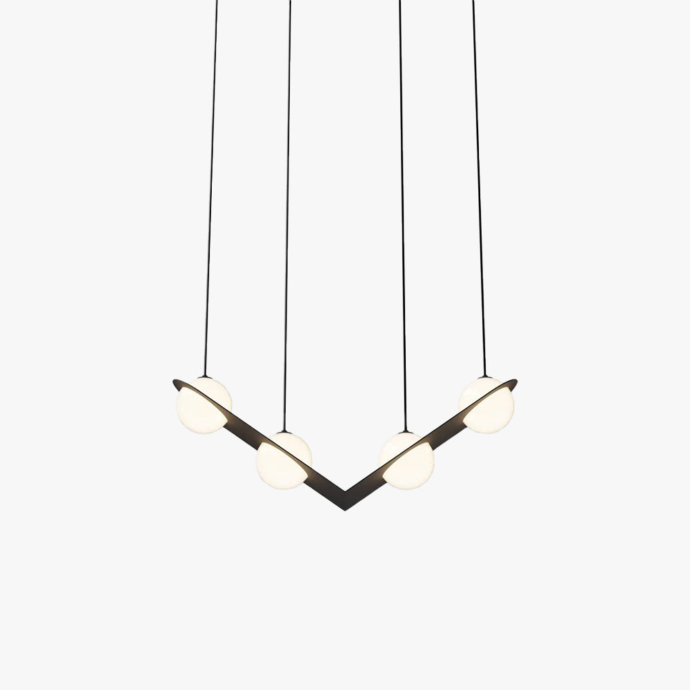 Valentina Black Glass Pendant Lamp - Letslighting