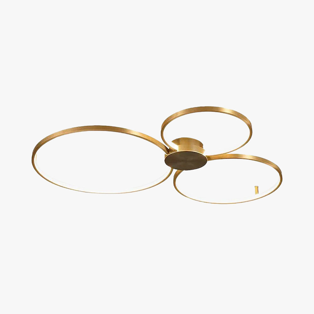 Rick Modern LED Loop Metal Ceiling Light Living Room Bedroom - Letslighting