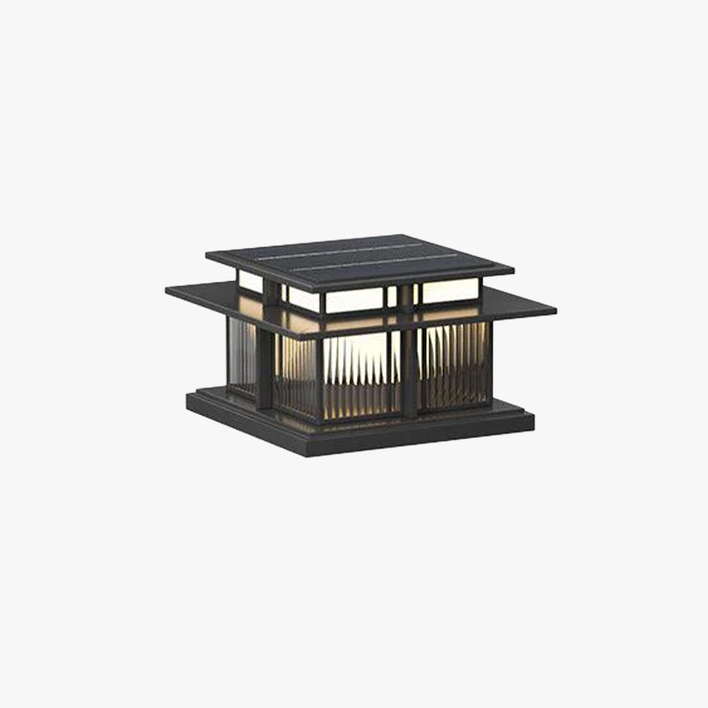 Ray Pillar Solar / Hardwire Outdoor Light