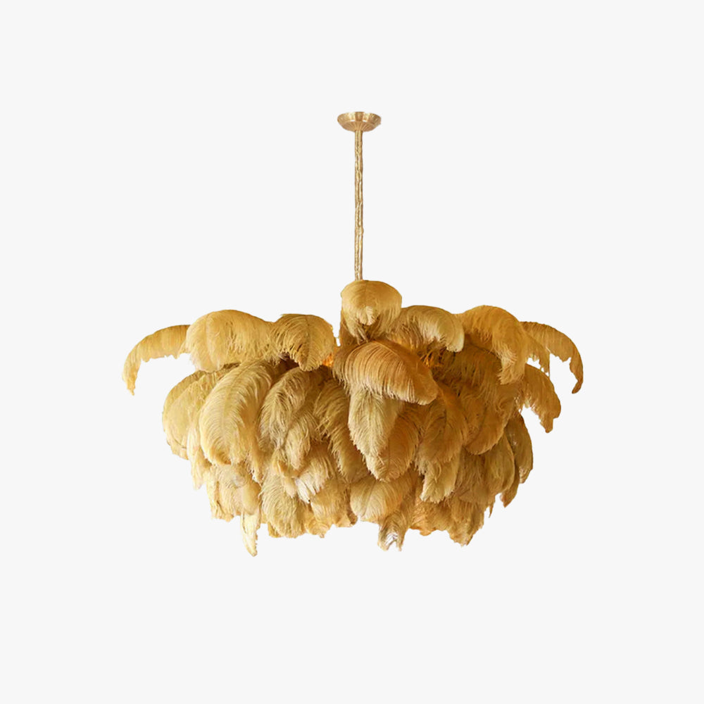 O'Moore Luxury Ostrich Feather Chandelier - Letslighting