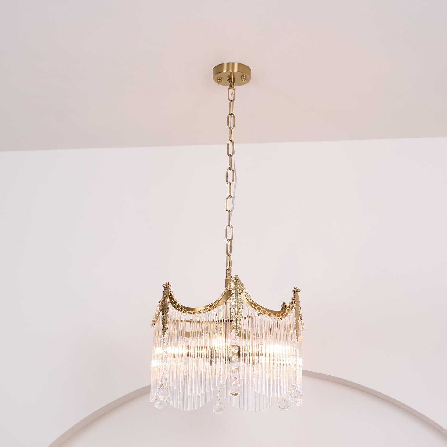 Kristy Luxurious Glass Chandeliers Farmhouse - Letslighting