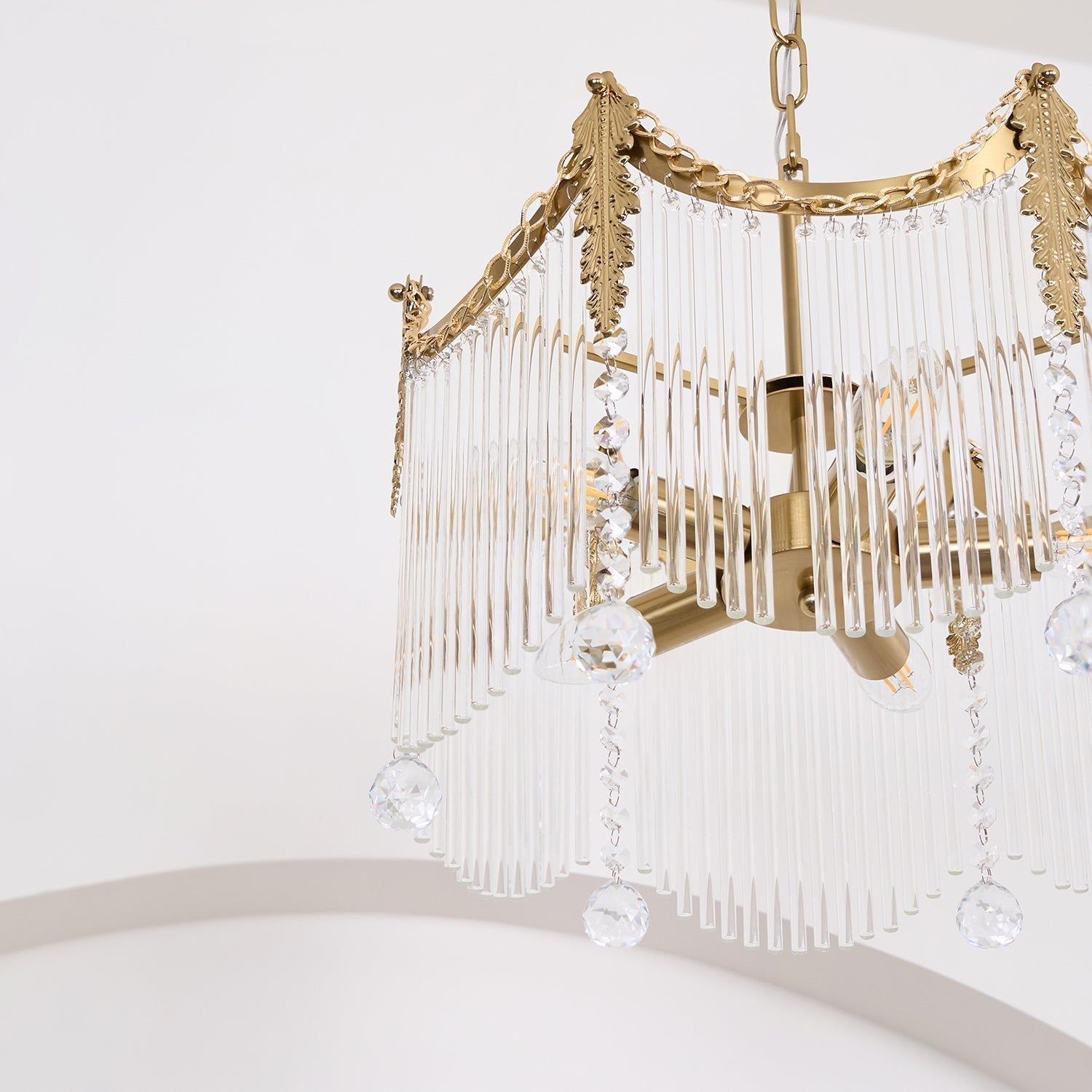 Kristy Luxurious Glass Chandeliers Farmhouse - Letslighting