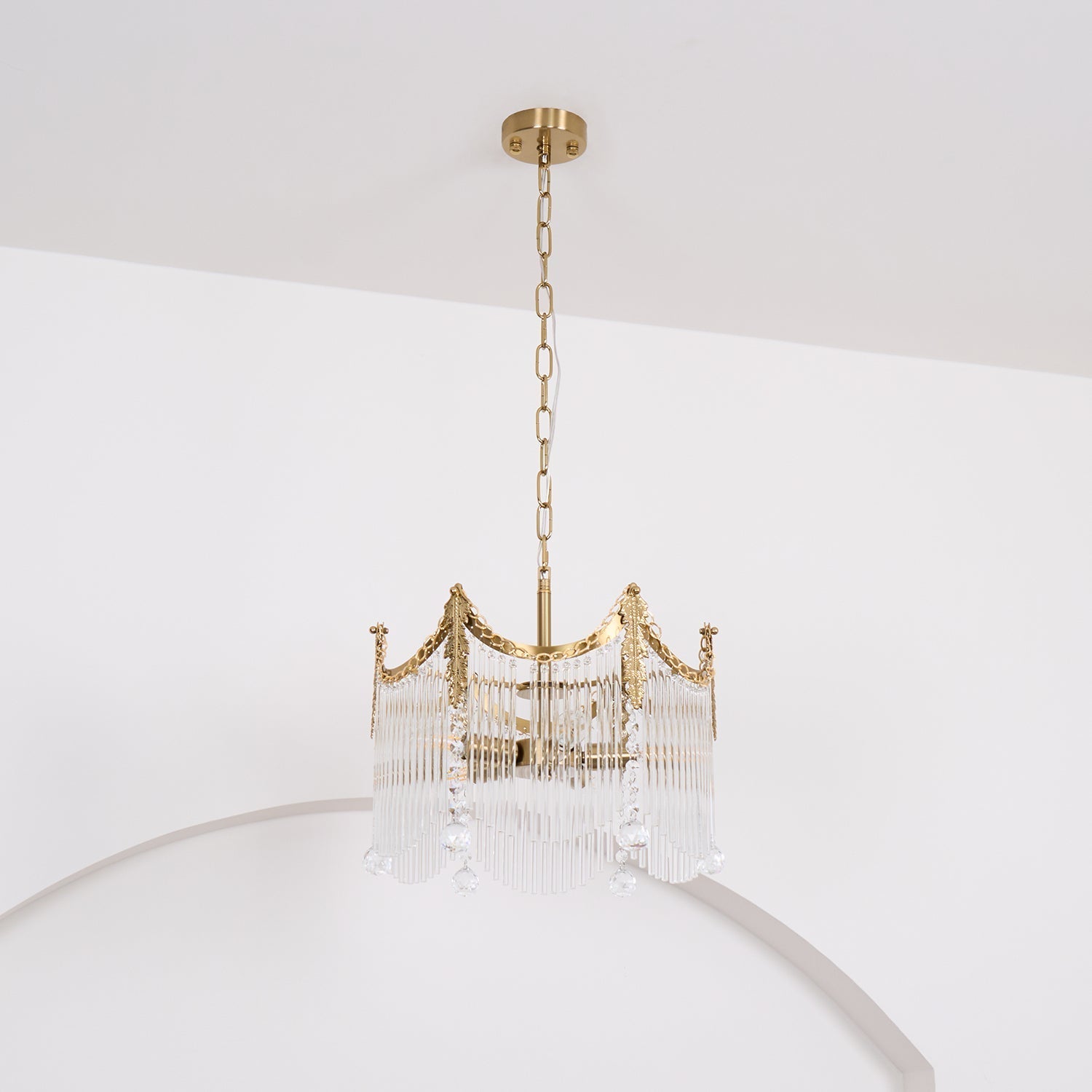 Kristy Luxurious Glass Chandeliers Farmhouse - Letslighting